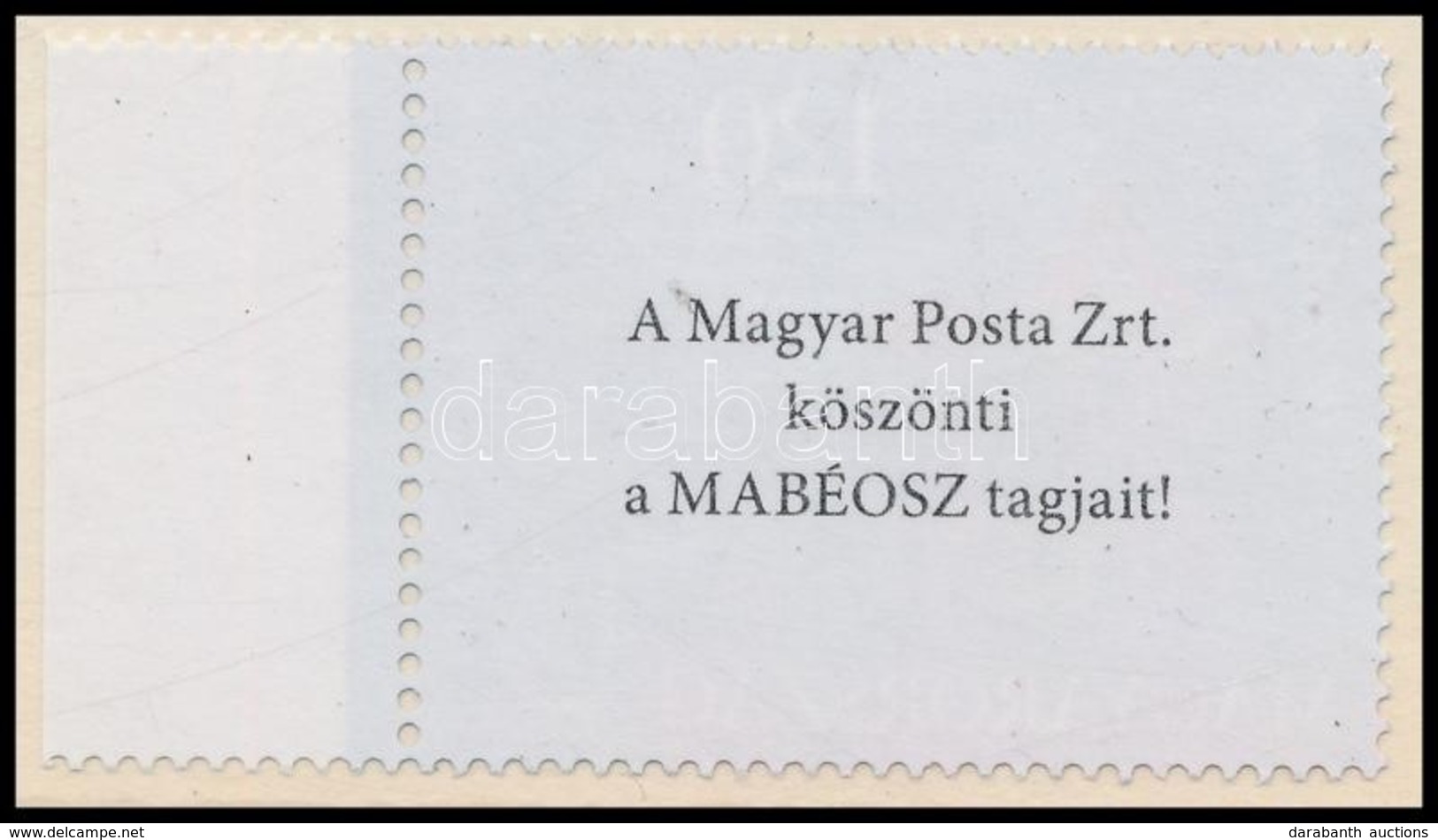 ** 2018 Nagykőrös Bélyeg, Hátoldalán 'A Magyar Posta Zrt. Köszönti A MABÉOSZ Tagjait!' - Otros & Sin Clasificación