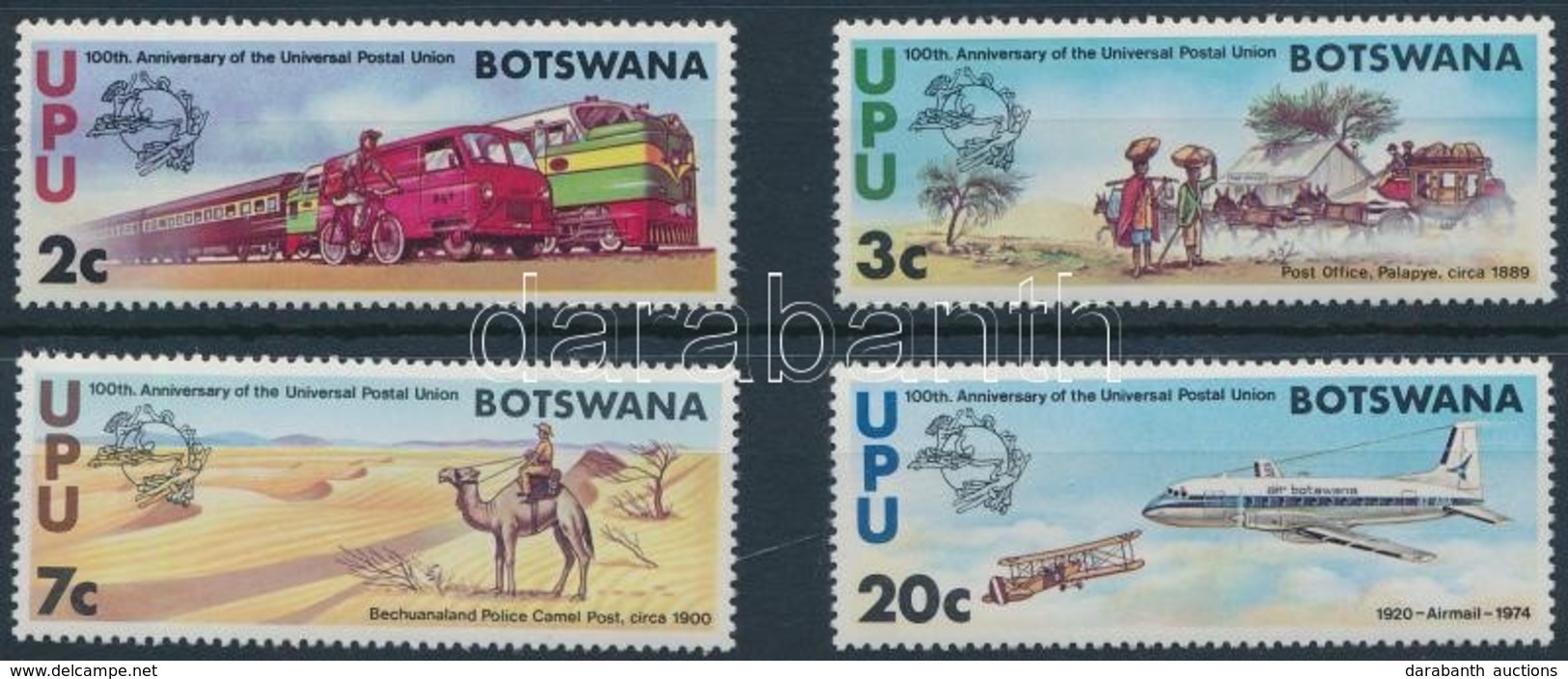 ** 1974 UPU Sor,
UPU Set
Mi 110-113 - Sonstige & Ohne Zuordnung