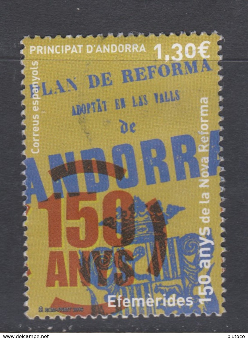 ANDORRA ESPAÑOLA, USED STAMP, OBLITERÉ, SELLO USADO, - Usati