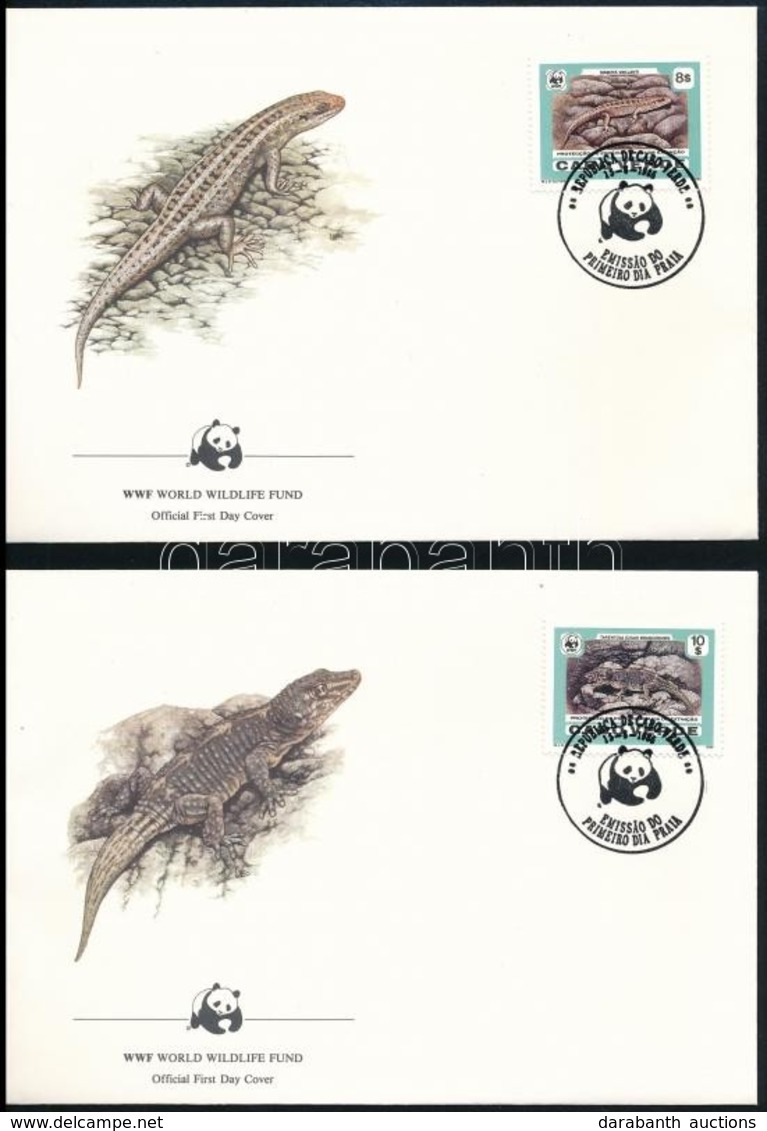 1986 WWF: Gyíkok Sor Mi 500-503 FDC-n - Otros & Sin Clasificación