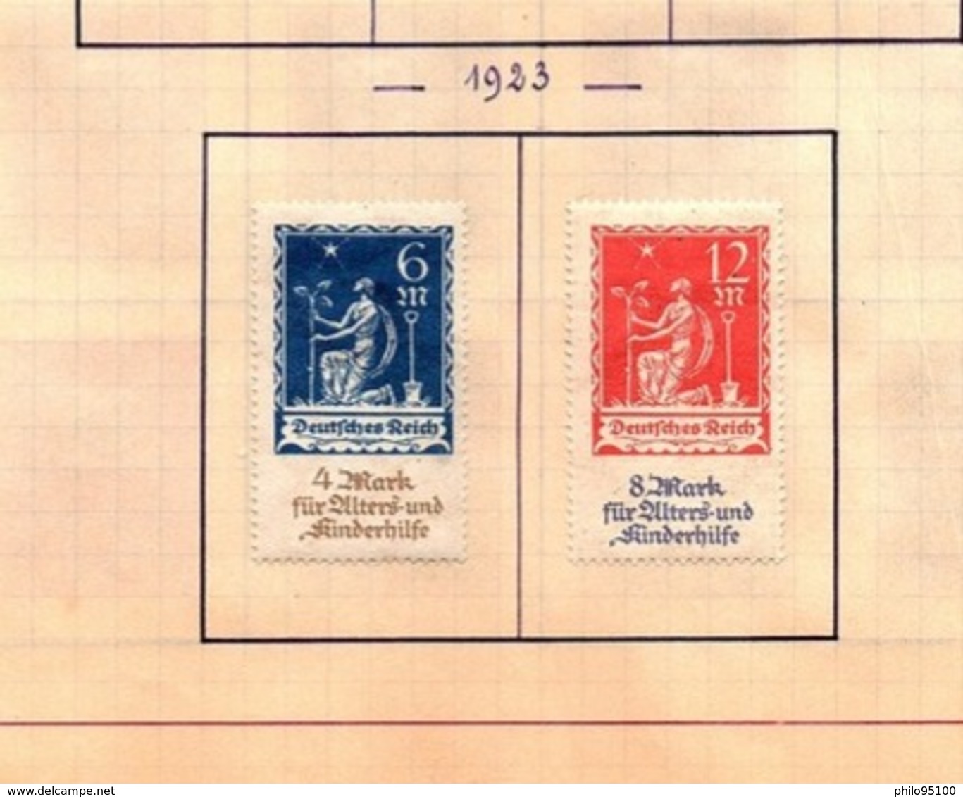 lot + 450 timbres Allemagne 1852 à 1933