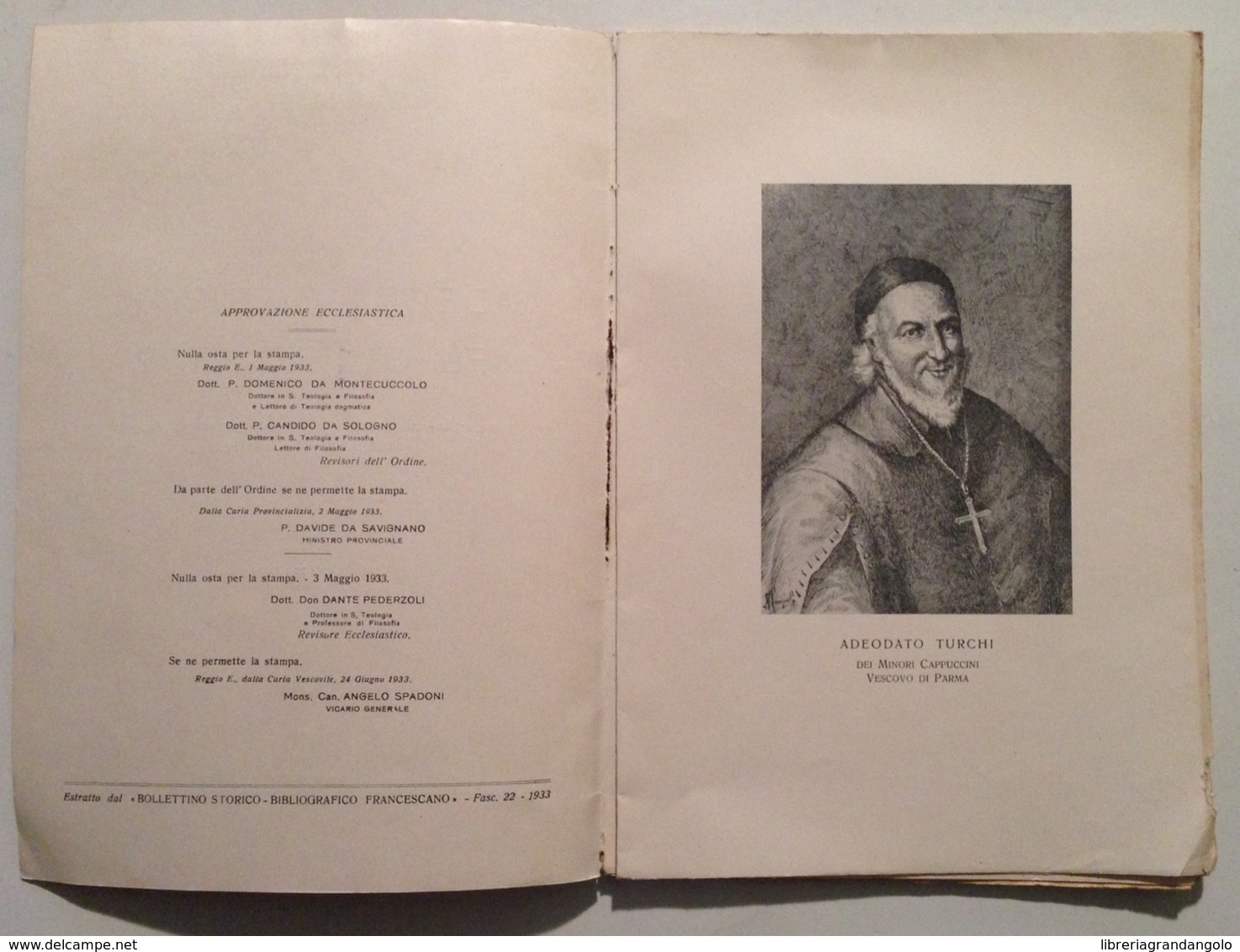 P. Placido Da Pavullo Adeodato Turchi Fu Giansenista Reggio Emilia 1933 - Non Classificati