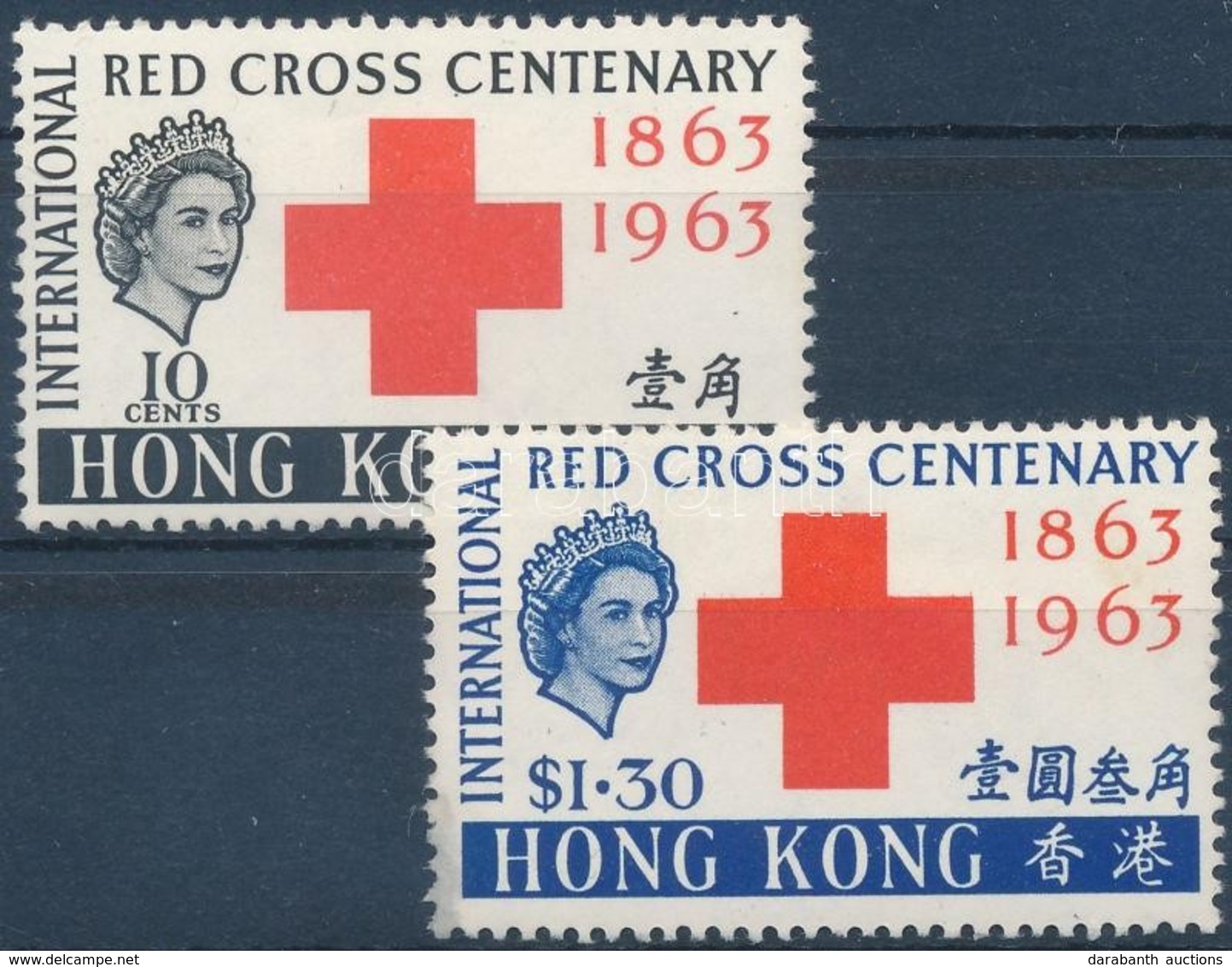** 1963 100 éves A Nemzetközi Vöröskereszt Sor Mi 212-213 - Sonstige & Ohne Zuordnung