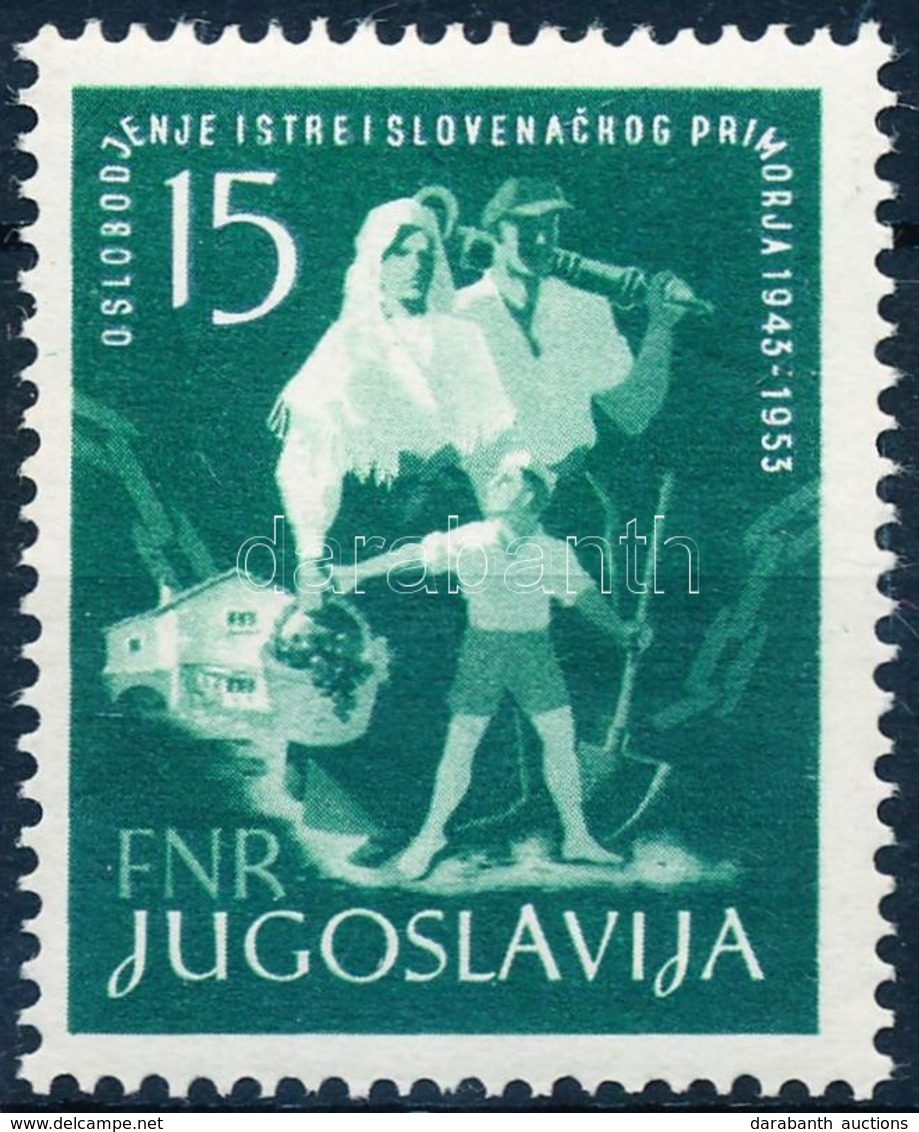 ** 1953 Isztria és A Szlovén Tengerpart Felszabadulásának 10. évfordulója Mi 733 - Otros & Sin Clasificación