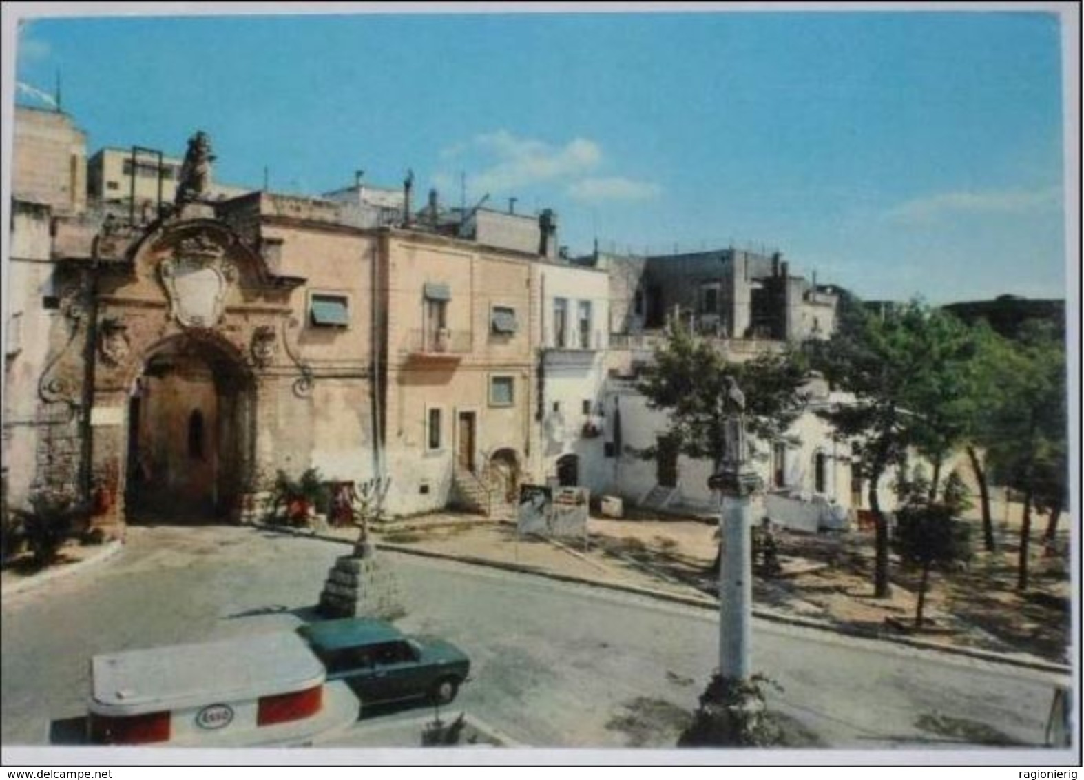 BRINDISI - Oria - Piazza Shabbatay Ben Abraham - Donnolo - Distributore Esso - 1974 - Brindisi