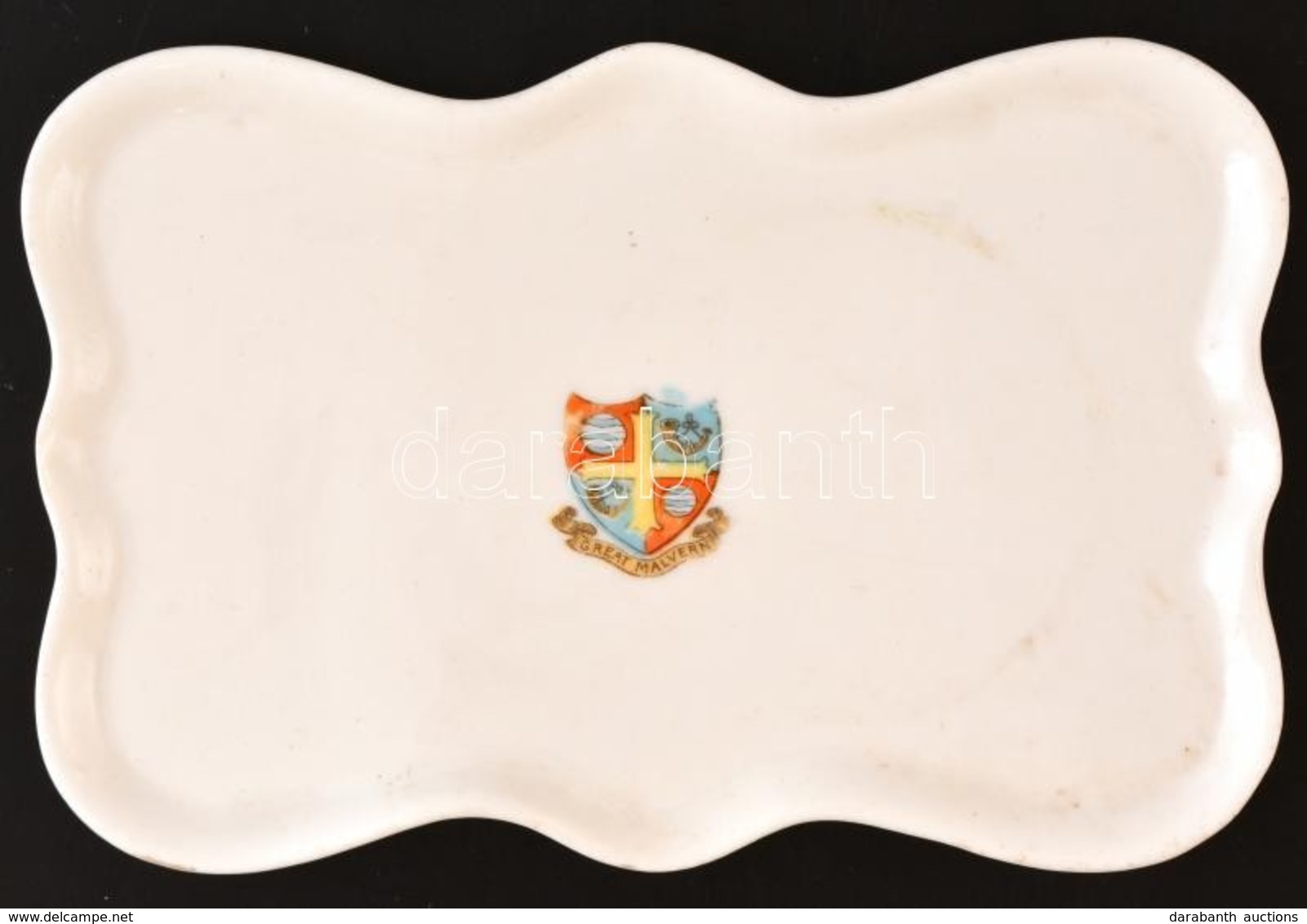 Semma Címeres 'Great Malvern' Porcelán Tál, Jelzett, Kopásnyomokkal, 15×10 Cm - Otros & Sin Clasificación