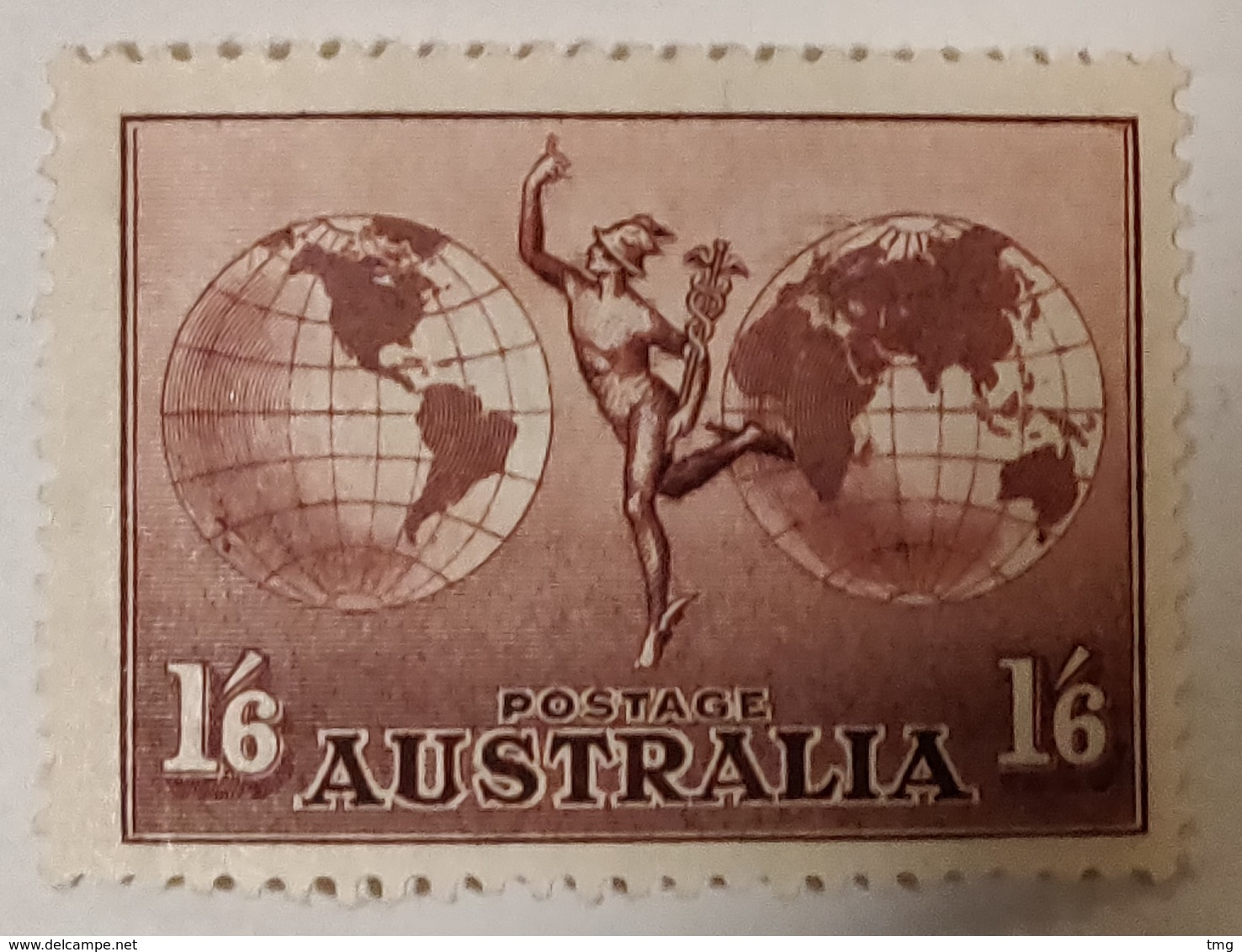 J40 – Timbres Australie Australia YT PA 6 (**) MNH Airmail 1937 Dent 13,5 X 14 (10 Euros) - Ungebraucht