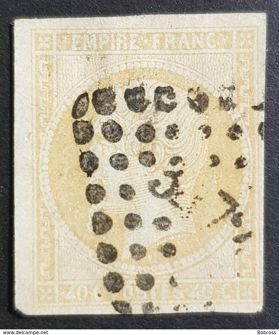 1853 - 1861, Emperor Napoléon Lll, 40c, Orange, France, Empire Française - 1853-1860 Napoléon III