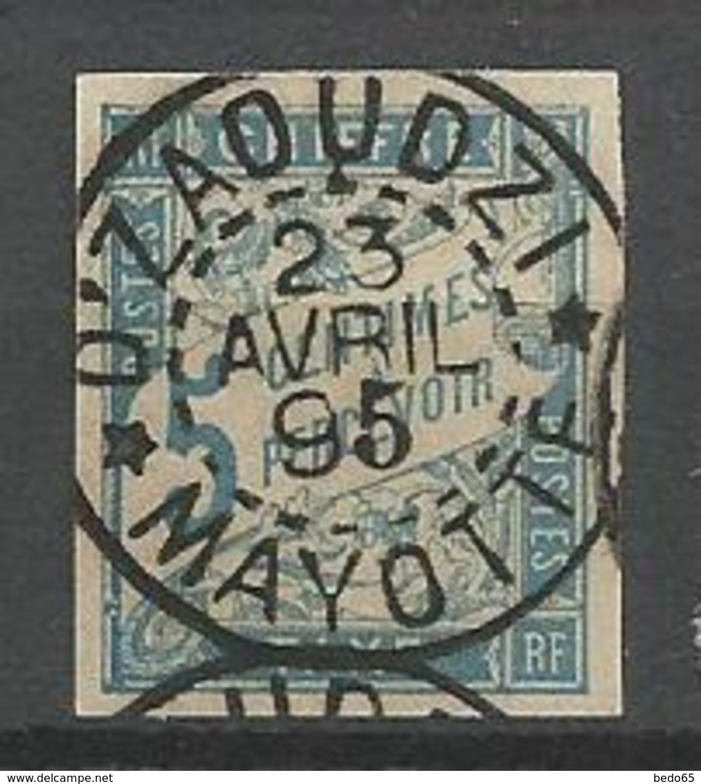 TAXE N° 18 CACHET D'ZAOUDZI / Cote 300€ - Used Stamps