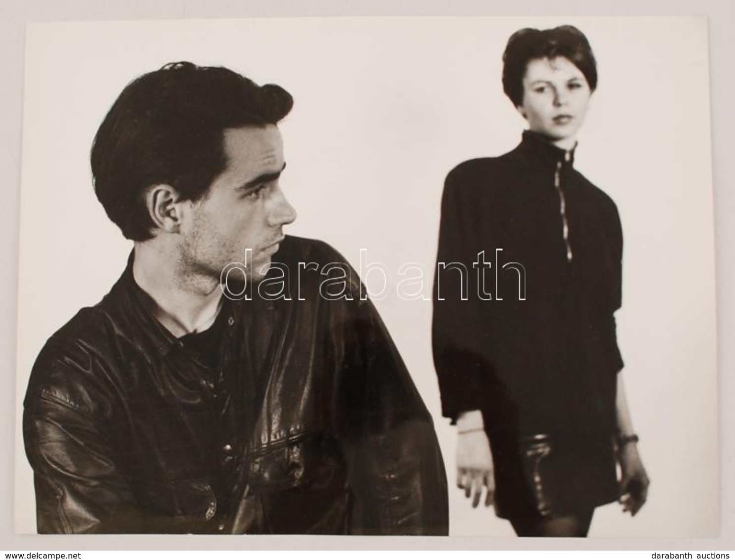 Cca 1980 Szita Krisztina: Eszményi Férfi Vagyok, Feliratozott Vintage Fotóművészeti Alkotás,30x40 Cm - Sonstige & Ohne Zuordnung