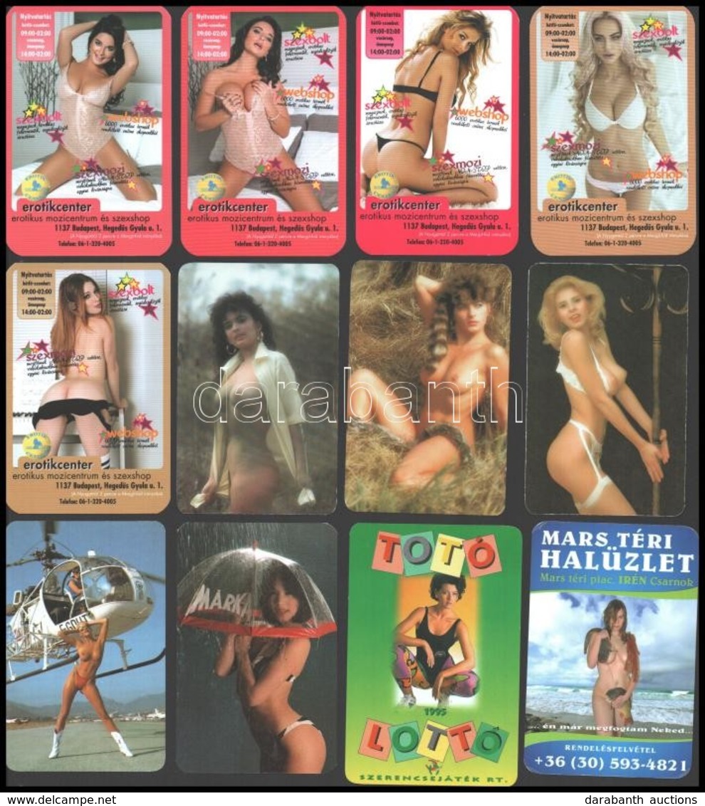 1984-2019 20 Db Erotikus Kártyanaptár - Werbung