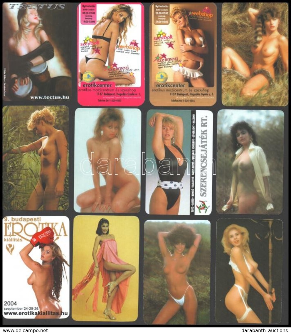 1985-2015 25 Db Erotikus Kártyanaptár - Werbung
