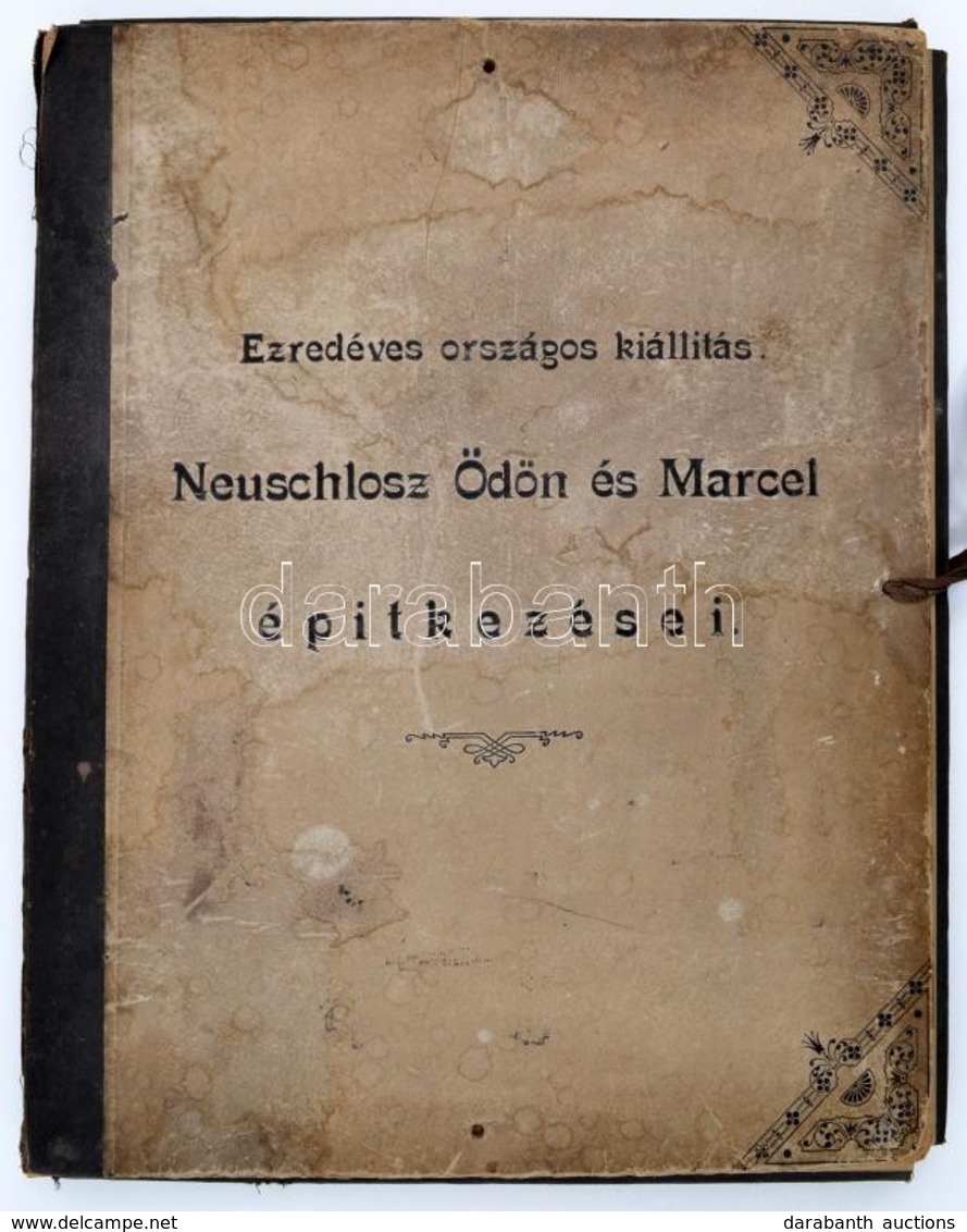 Neuschlosz Ödön és Marcel építkezései: Ezredéves Országos Kiállítás. 50 Táblát Tartalmazó Mappa Klösz György Fotói Alapj - Ohne Zuordnung