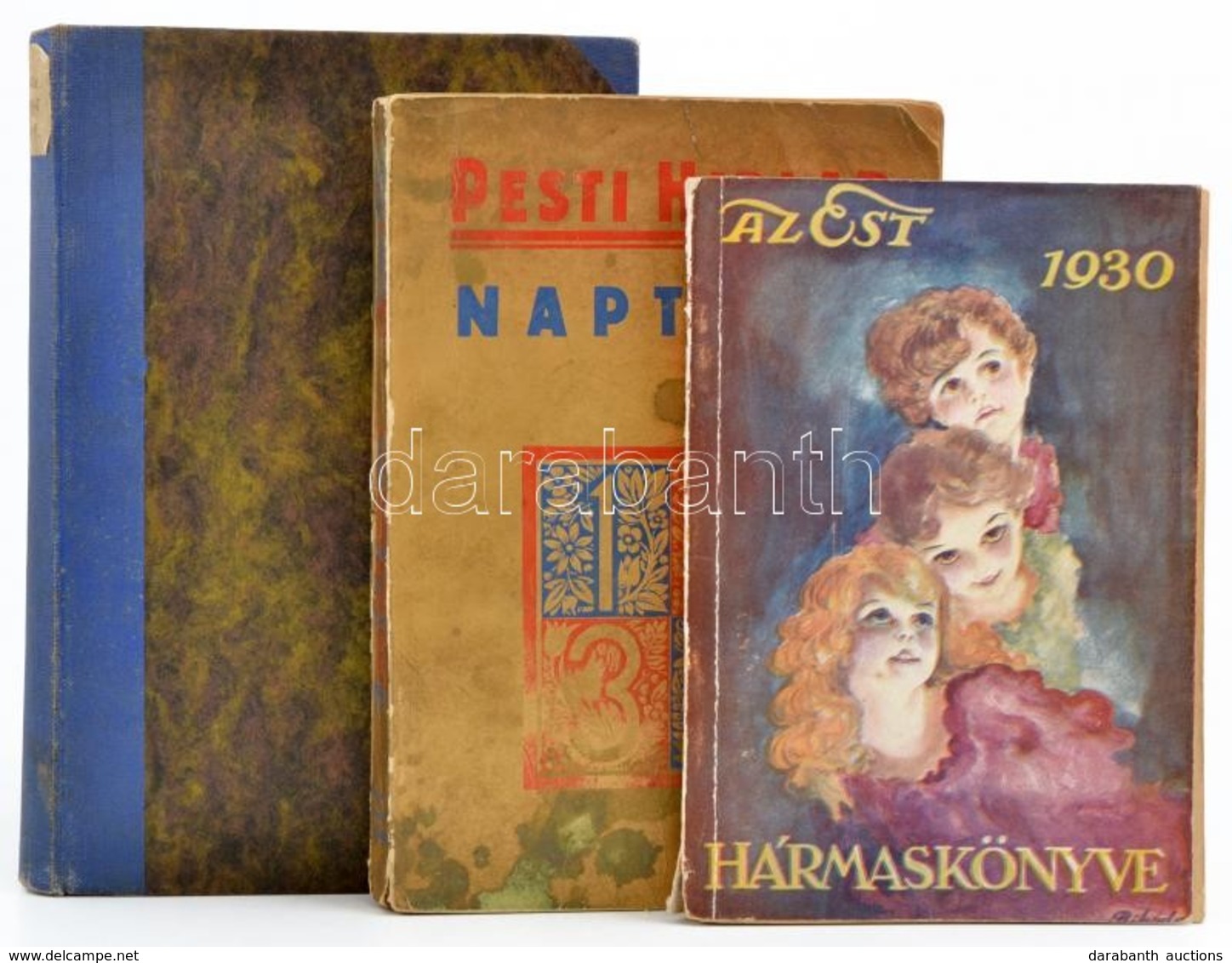 1930-41 Az Est Hármaskönyve 1930., A Pesti Hírlap Naptára 1936., Vasárnapi Könyv 1941. - Sin Clasificación