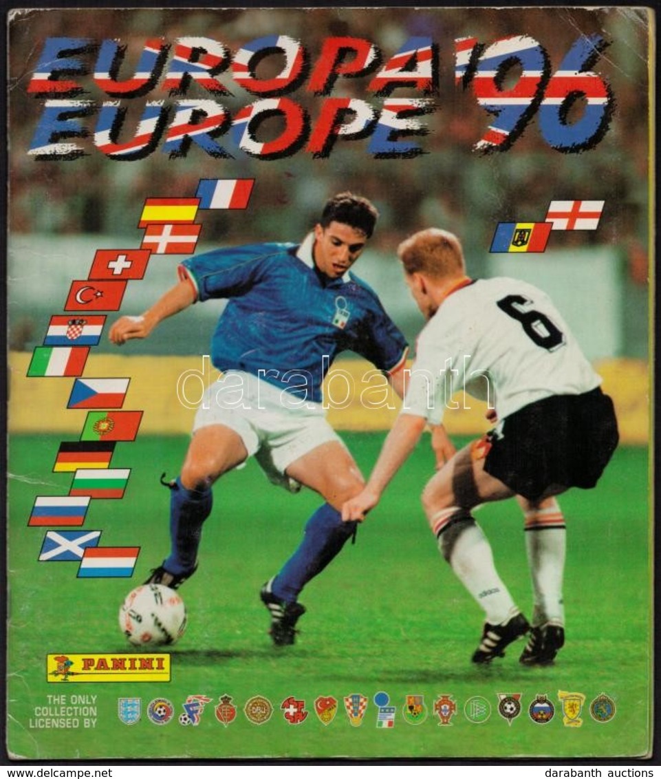 1996 Europa '96, Futball Matricagyűjtő Füzet, Beragasztott Matricákkal - Sin Clasificación