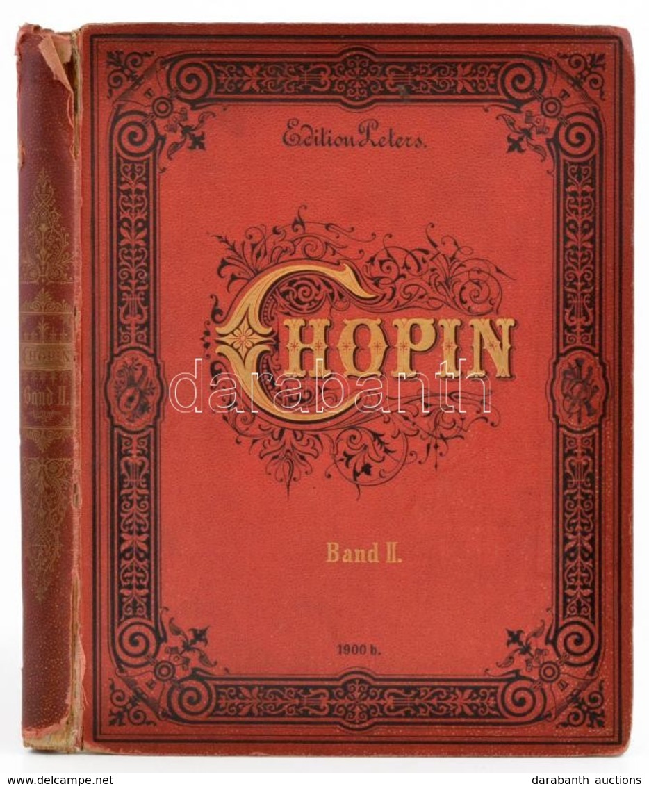 Fr. Chopin Sämmtliche Pianoforte-Werke. Band II. (Balladák,etűdök, Prelűdök...stb.) Leipzig, én., C. F. Peters. Német Ny - Sonstige & Ohne Zuordnung