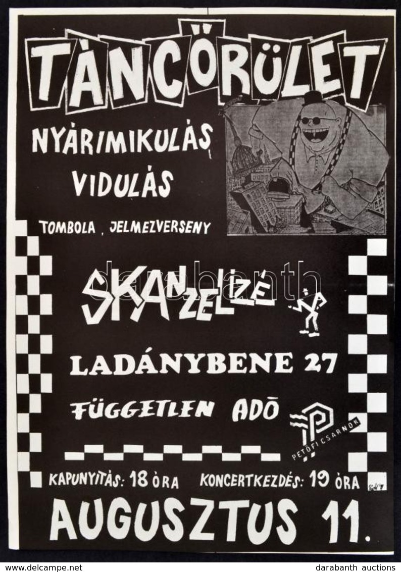 1989 Rádi Sándor (?-?): Táncőrület. Nyárimikulás Vidulás., Petőfi Csarnok 1989. Augusztus 11., Skanzelizé, Ladánybene 27 - Otros & Sin Clasificación