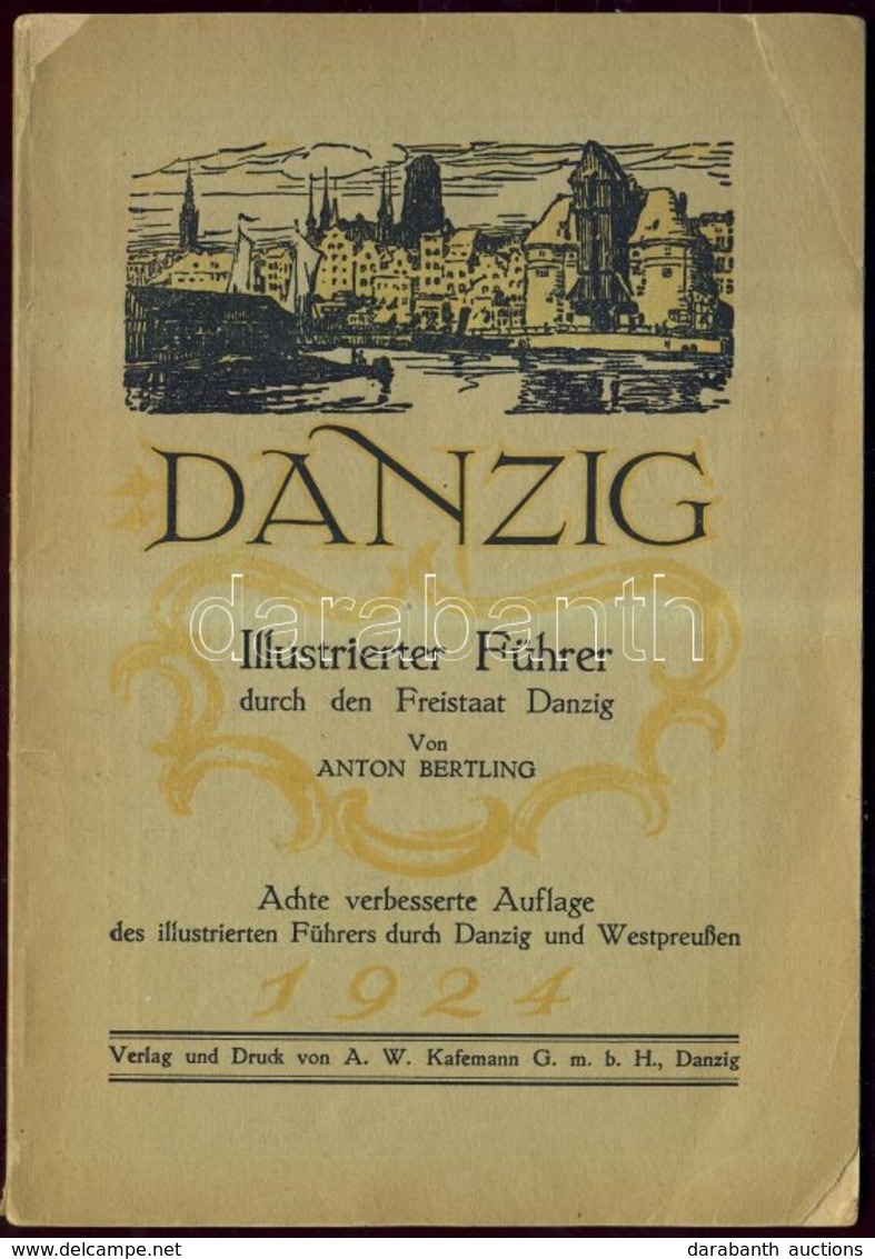 1924 Danzig Képekkel Illusztrált útikönyv / Danzig Illustrated Tourist-guide 60p - Sin Clasificación