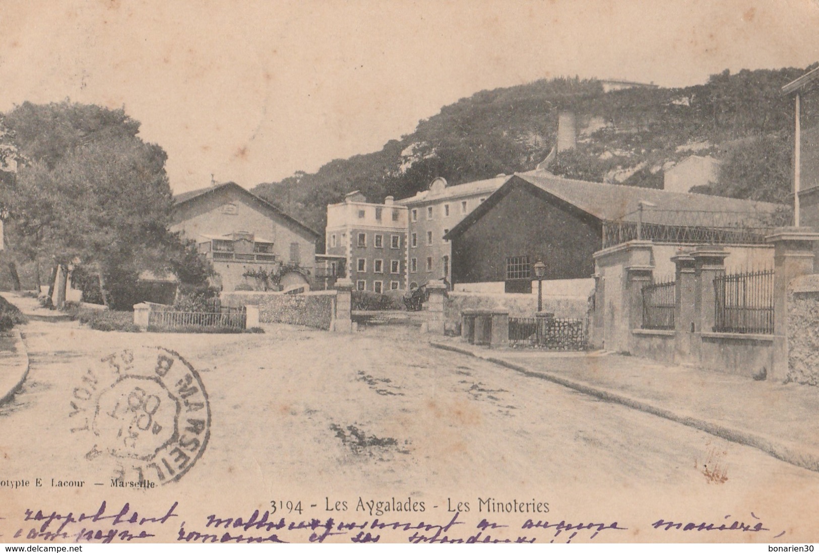 CPA  13 MARSEILLE LES AYGALADES LES MINOTERIES    LACOUR - Quartiers Sud, Mazargues, Bonneveine, Pointe Rouge, Calanques