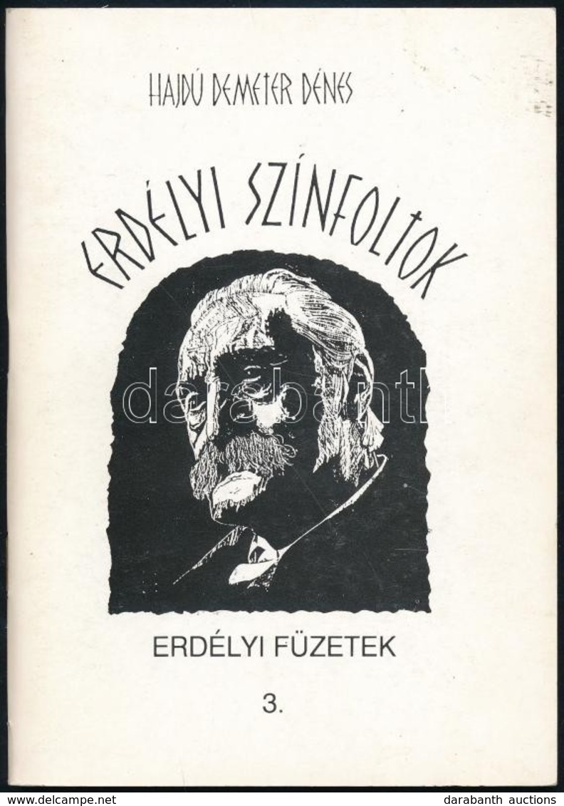 Hajdú Demeter Dezső: Erdélyi Színfoltok. Erdélyi Füzetek 3. - Sin Clasificación