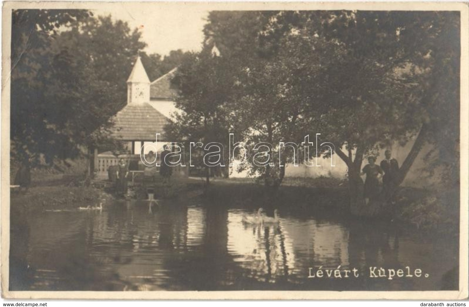 2 Db Régi Felvidéki Városképes Lap: Lévárt-fürdő, Iglófüred / 2 Pre-1945 Upper Hungarian (Slovak) Town-view Postcards: L - Ohne Zuordnung