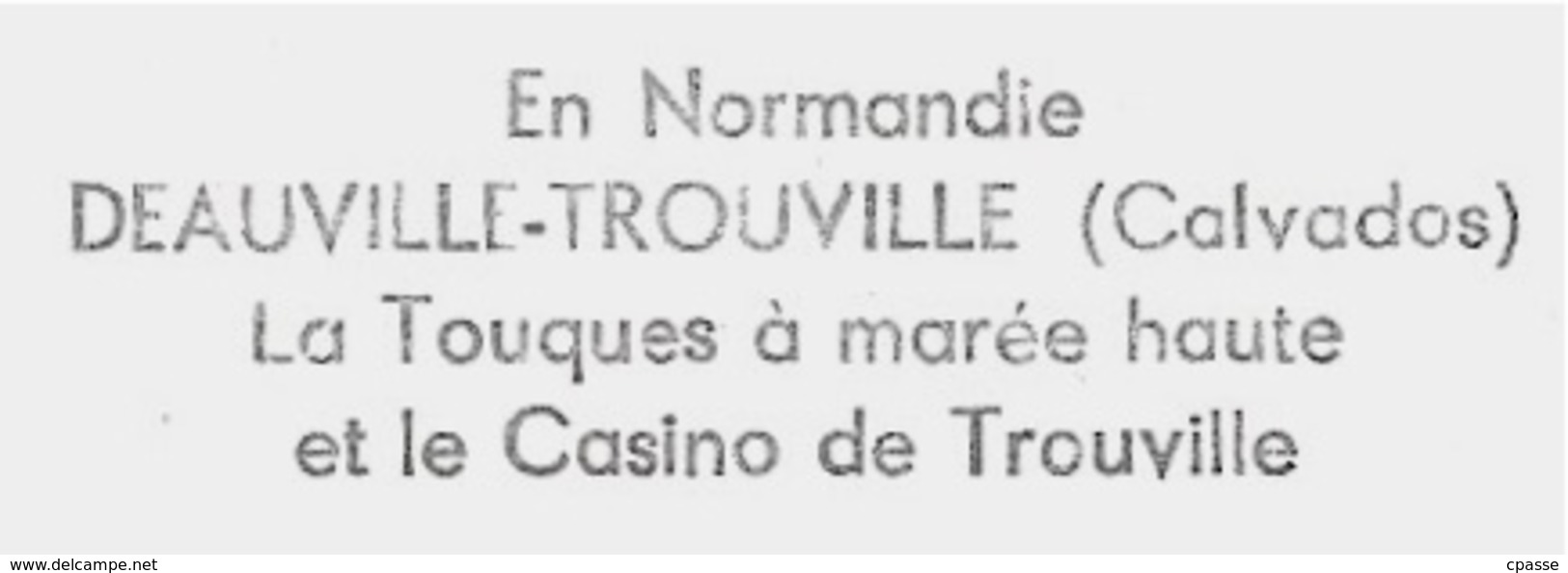 CPSM 14 DEAUVILLE TROUVILLE - La Touques à Marée Haute Et Le Casino De Trouville ° Editions Greff - Other & Unclassified