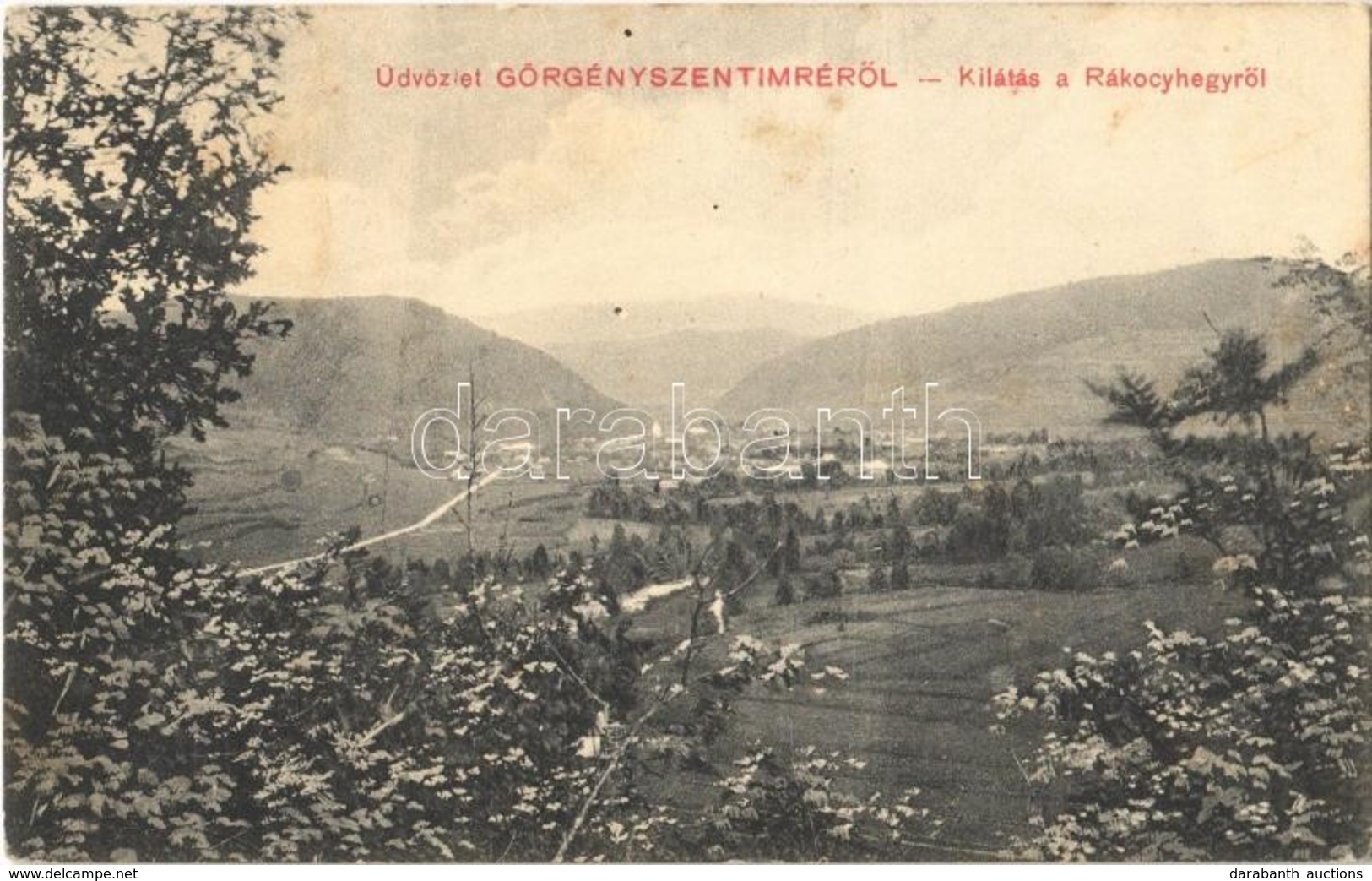 * T2 Görgényszentimre, Gurghiu; Kilátás A Rákóczi Hegyről / General View From The Mountain - Sin Clasificación