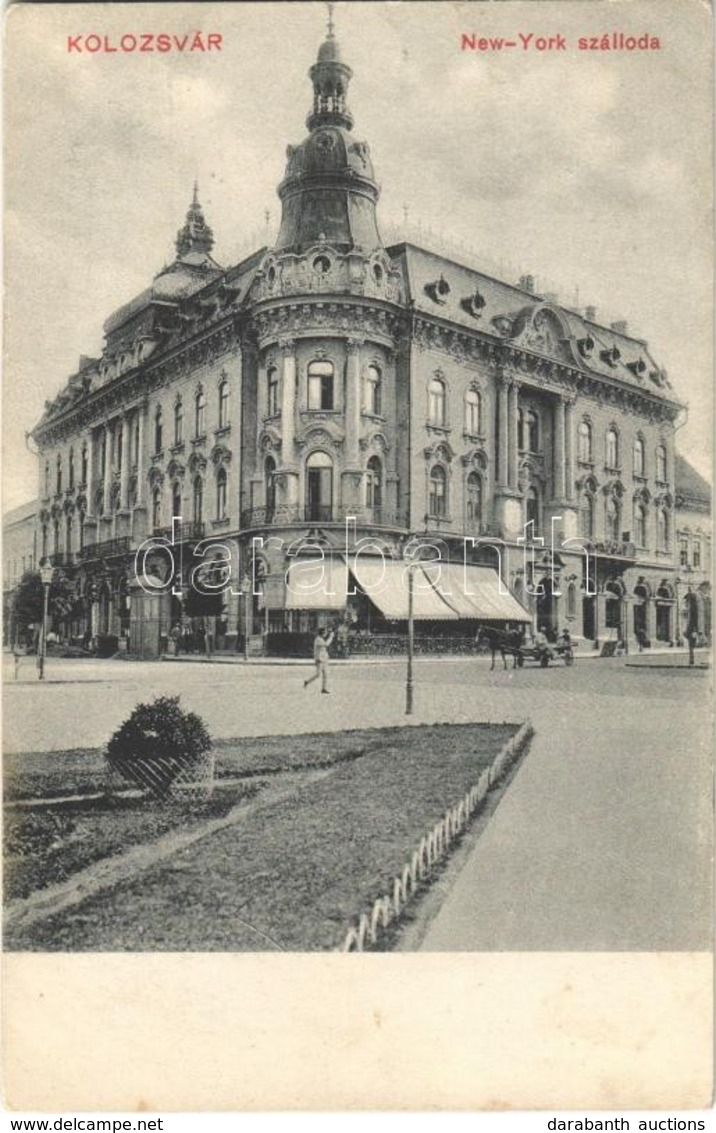 * T2/T3 Kolozsvár, Cluj; New York Szálloda és Kávéház / Hotel And Café (fl) - Ohne Zuordnung