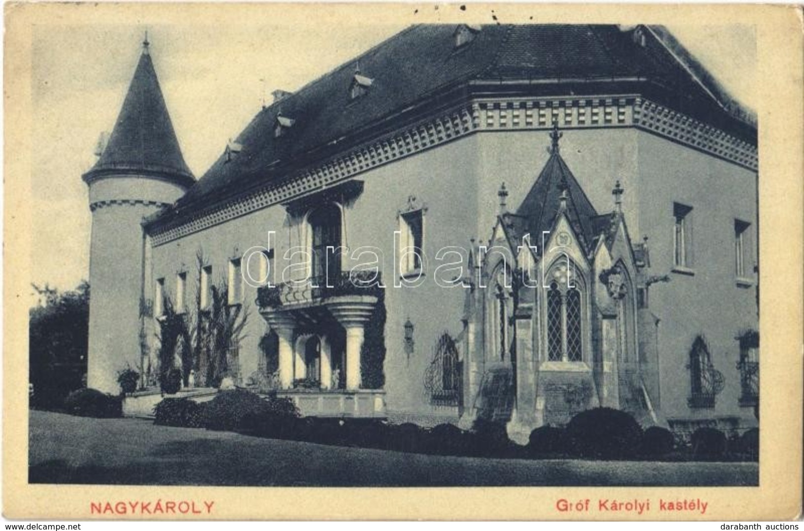 T2/T3 1911 Nagykároly, Carei; Gróf Károlyi Kastély / Castle (EK) - Sin Clasificación