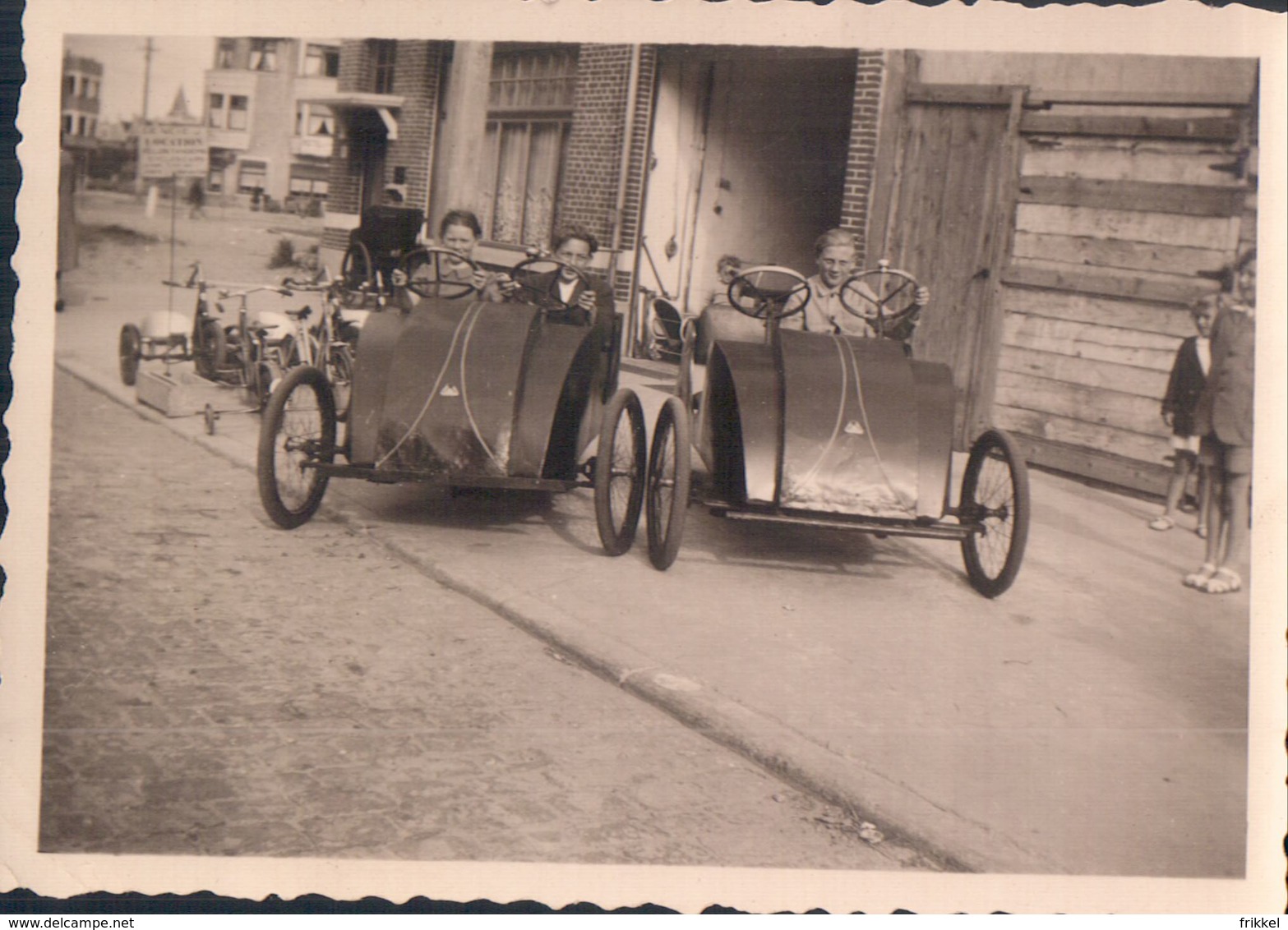 Foto Photo Gocar Gocart Go-cart (6x8cm) De Panne ? Koksijde ? Blankenberge ? Oostende ? Knokke ? Nieuwpoort ? Wenduine ? - Blankenberge