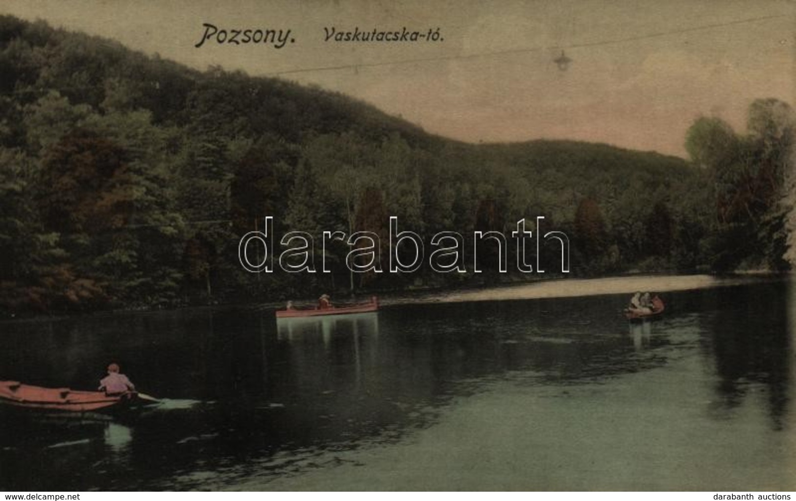 T2 1913 Pozsony, Pressburg, Bratislava; Vaskutacska Tó / Lake - Sin Clasificación