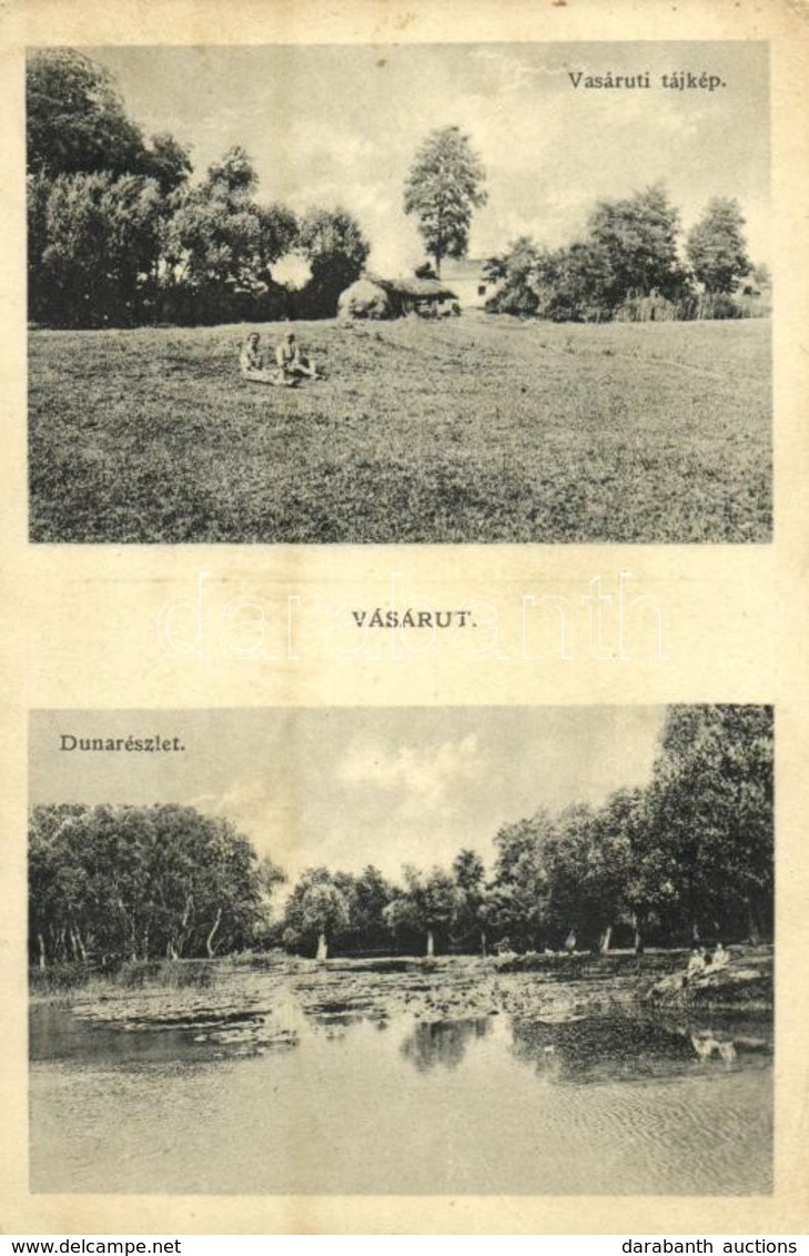 T3 1939 Vásárút, Trhová Hradská; Tájkép, Duna Részlet / Landscape, River Danube (fa) - Sin Clasificación