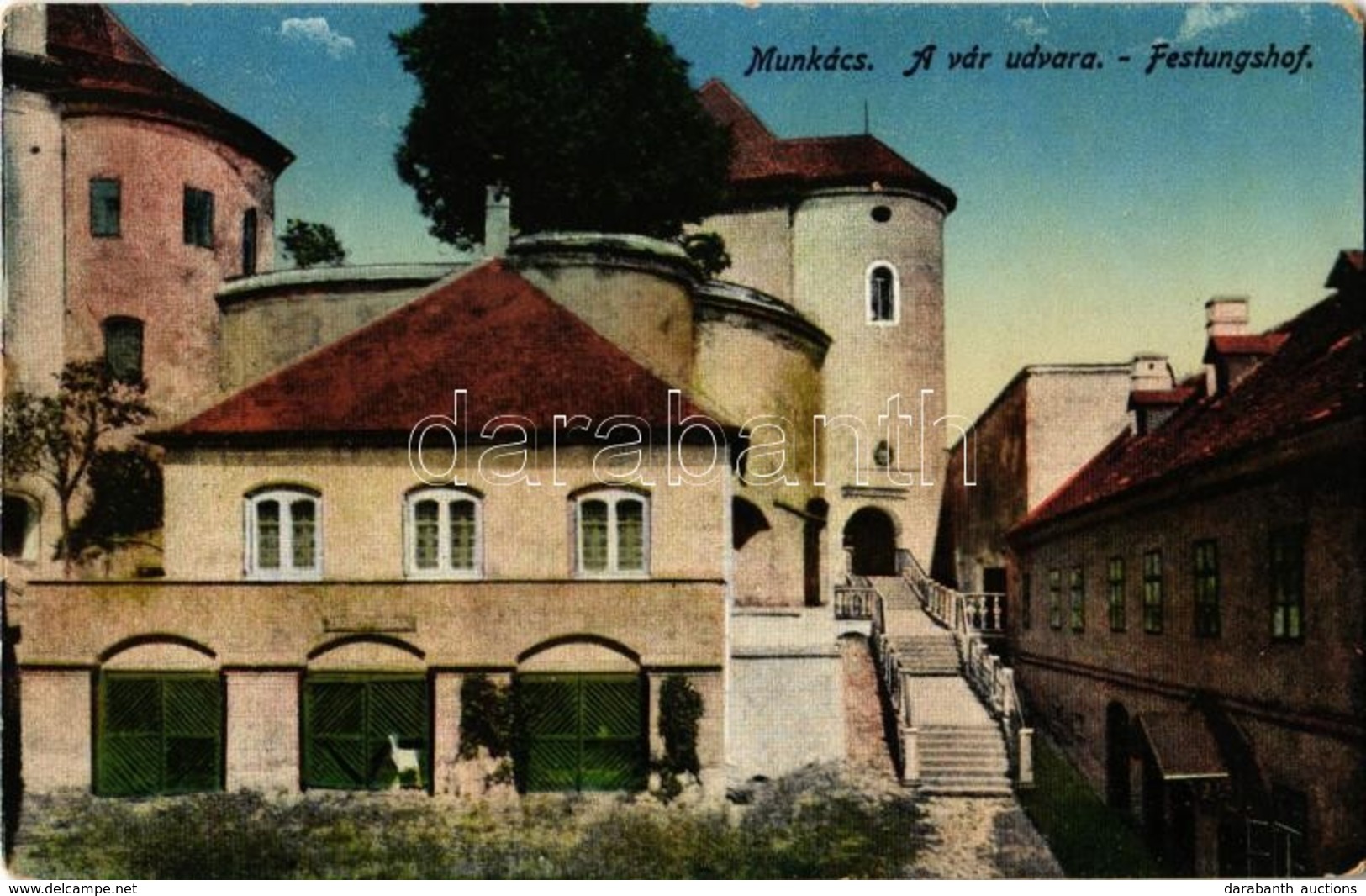 T2 Munkács, Mukacheve, Mukacevo; Vár Udvara / Castle Courtyard - Ohne Zuordnung