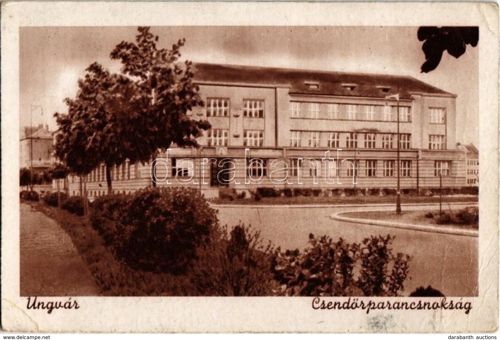 T3 1943 Ungvár, Uzshorod, Uzhorod; Csendőrparancsnokság / Gendarmerie Headquarters (fa) - Sin Clasificación
