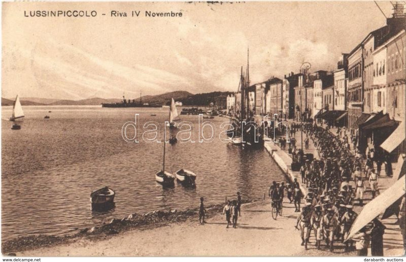 T2/T3 1926 Mali Losinj, Lussinpiccolo; Riva IV Novembre / Port (EK) - Otros & Sin Clasificación