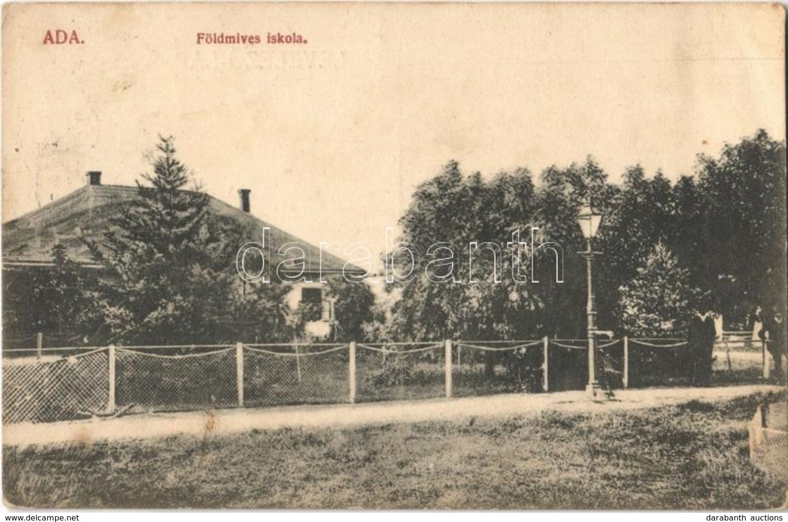 T2/T3 1913 Ada, Földmíves Iskola. Király Béla Kiadása /  Agricultural Farmer School (EB) - Ohne Zuordnung