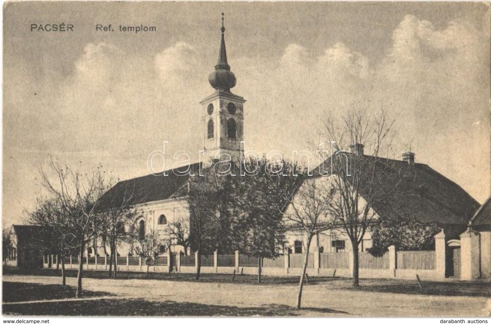 T2 1931 Pacsér, Pacir; Református Templom. Hunszinger Keresztély Kiadása /  Calvinist Church - Ohne Zuordnung