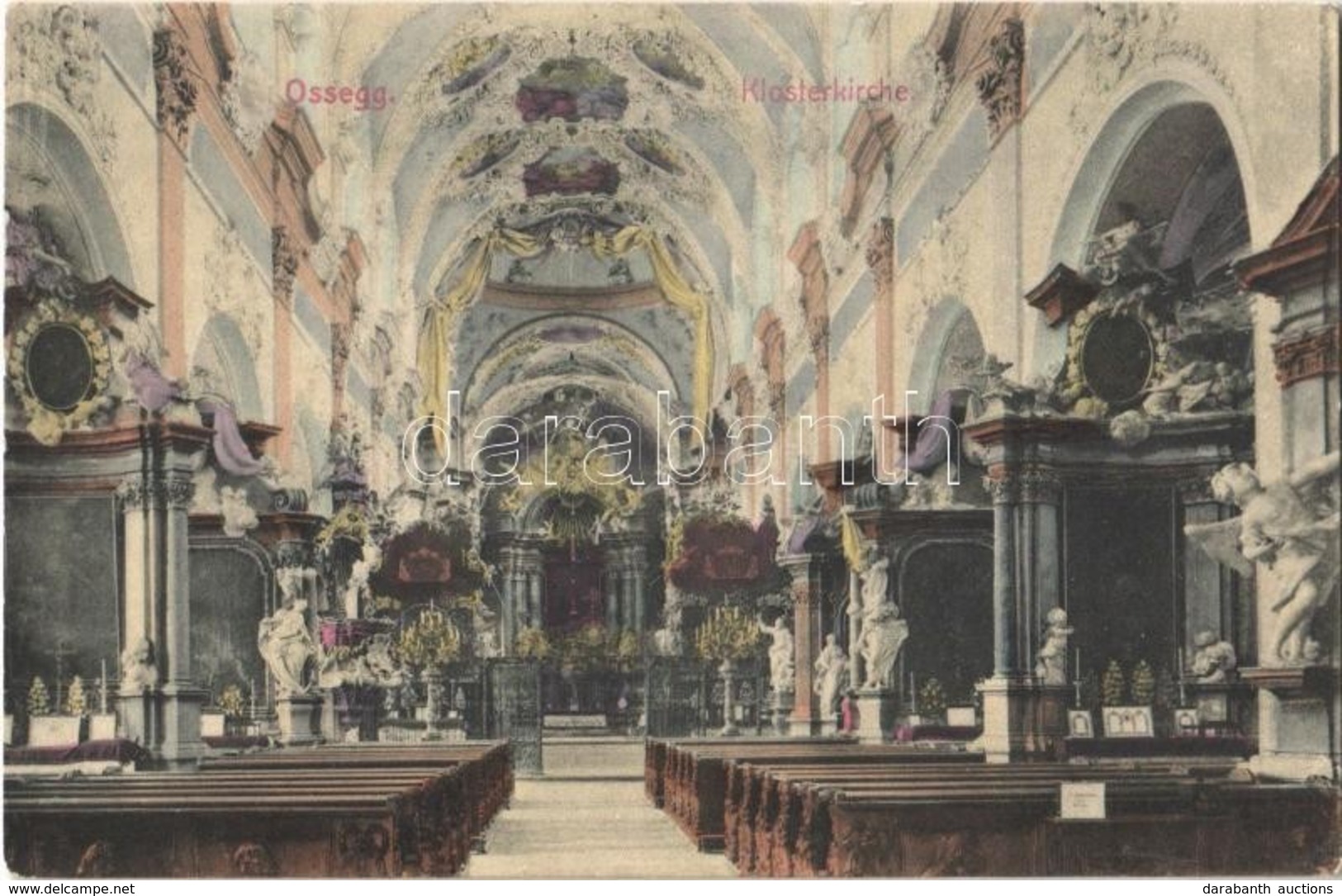 ** T1/T2 Osek, Ossegg; Klosterkirche / Monastery, Church, Interior - Sin Clasificación