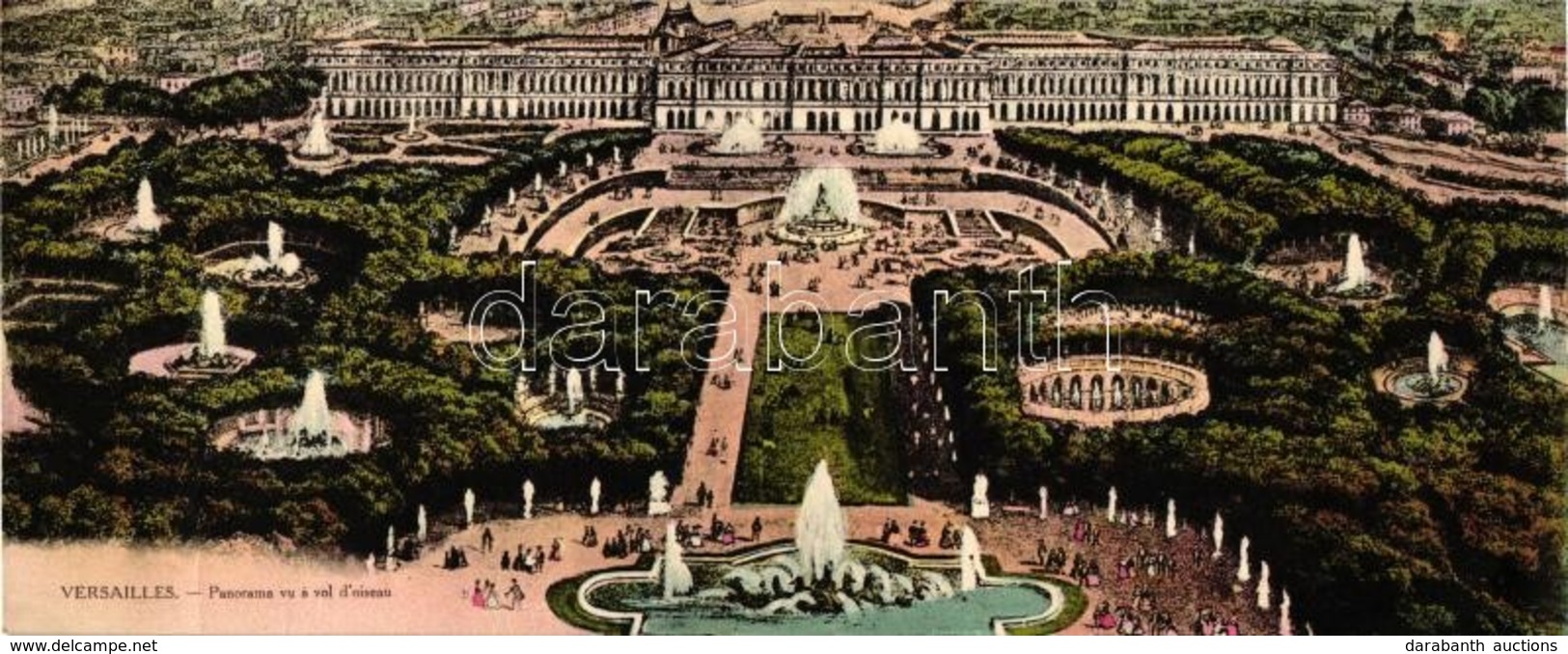 ** T3 Versailles, Unfolded Panoramacard (fa) - Otros & Sin Clasificación
