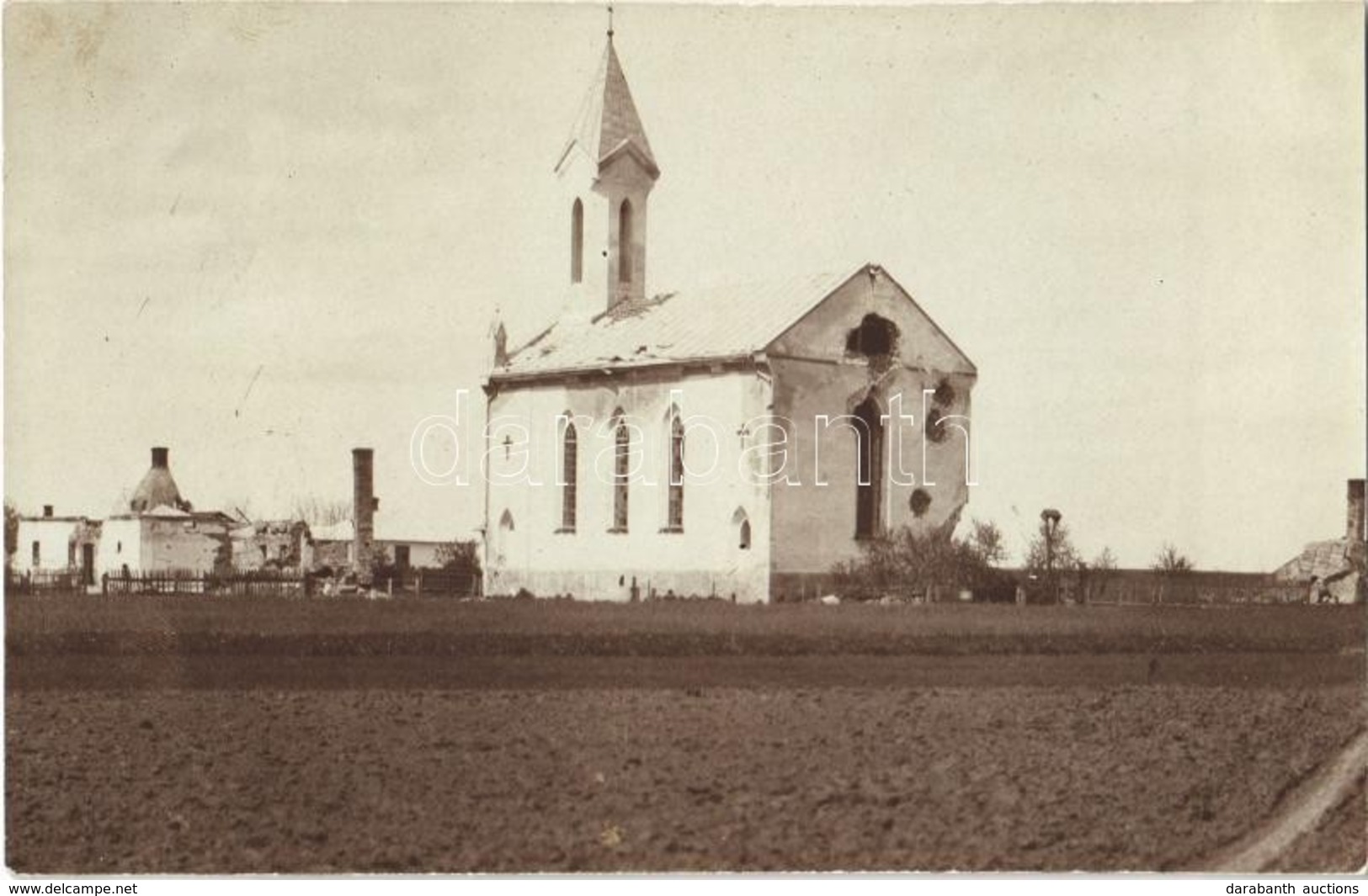 * T2 1916 Mirów, WWI Church Ruins. Photo - Otros & Sin Clasificación