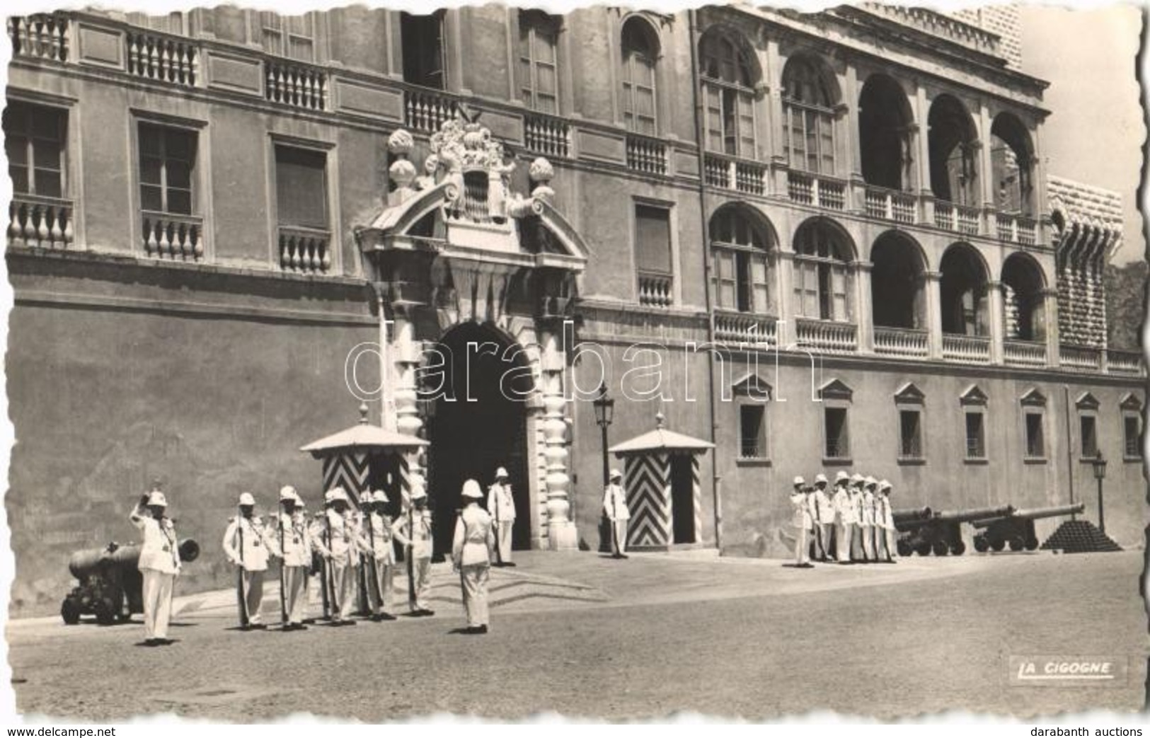 * T2/T3 Monaco, La Releve De La Garde Devant Le Palais Princier / Prince's Palace, Changing Of The Guard, La Cigogne Pho - Sonstige & Ohne Zuordnung