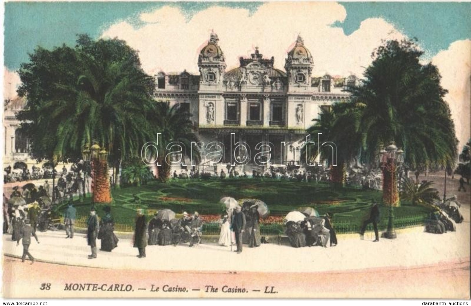 ** T2/T3 Monte-Carlo, Le Casino / The Casino (crease) - Otros & Sin Clasificación