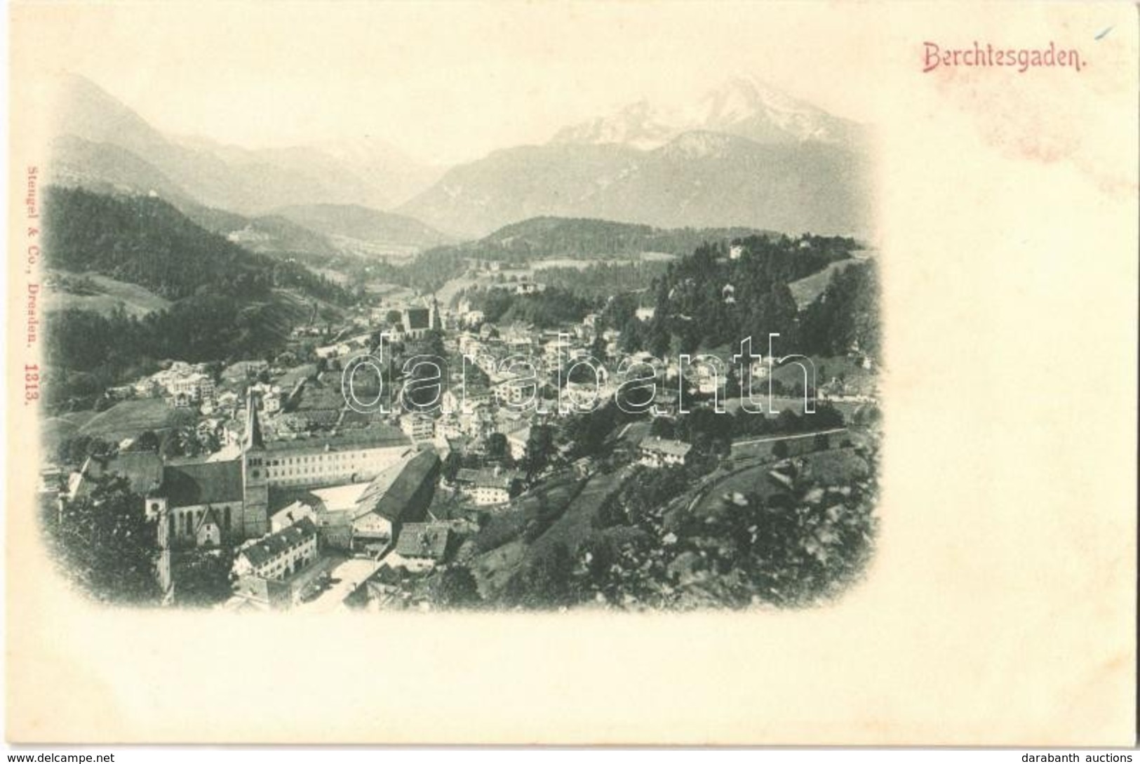 ** T4 Berchtesgaden, Stengel & Co. 1313. (wet Damage) - Sin Clasificación