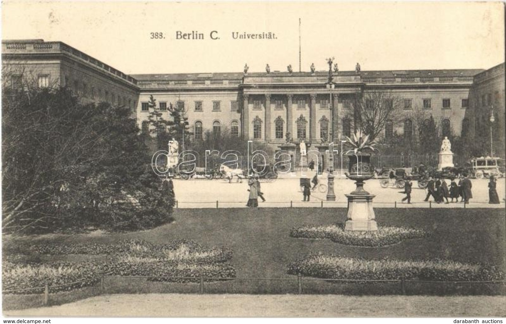 ** T2/T3 Berlin, Universitat / University, Horse-drawn Carriages (gluemark) - Ohne Zuordnung