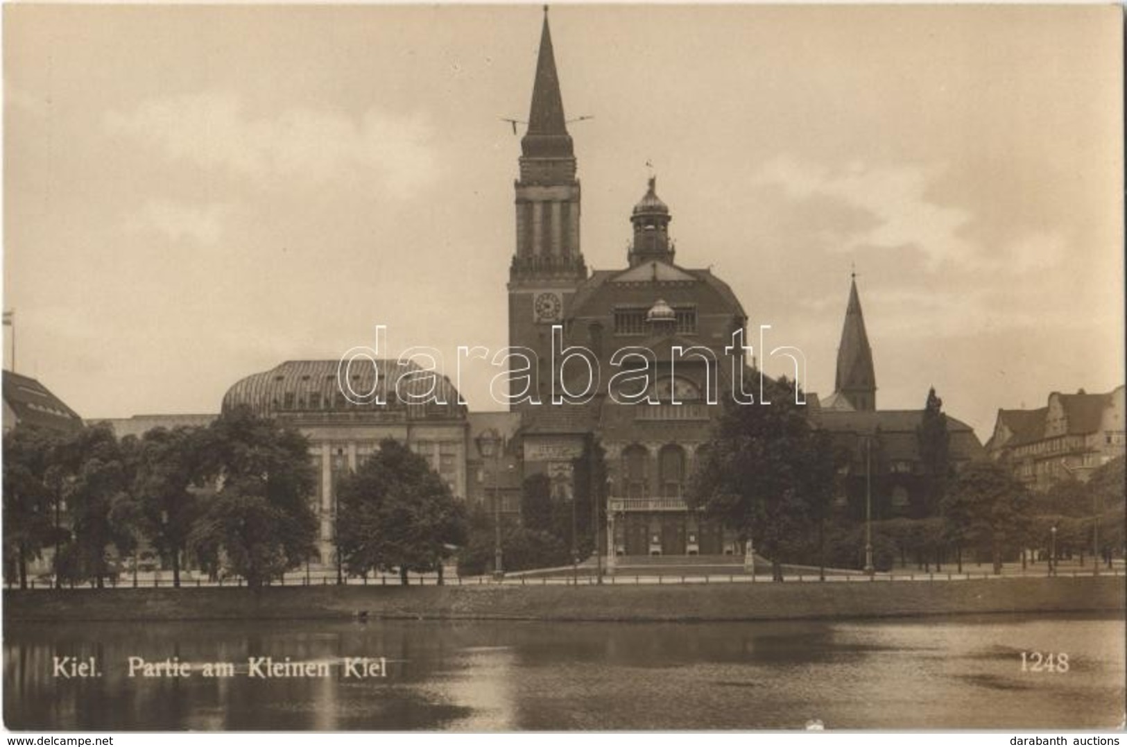 ** T1 Kiel, Partie Am Kleinen Kiel / Brackish Water, Opera House, Town Hall - Ohne Zuordnung