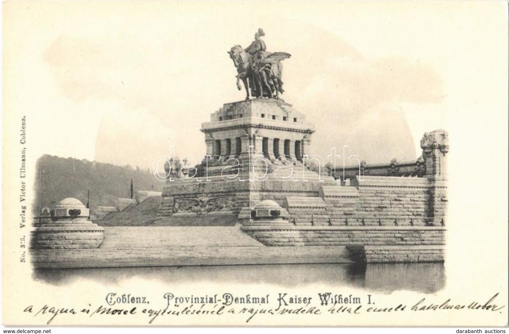 * T1/T2 Koblenz, Coblenz; Provinzial-Denkmal Kaiser Wilhelm I. / Kaiser Wilhelm Monument - Ohne Zuordnung