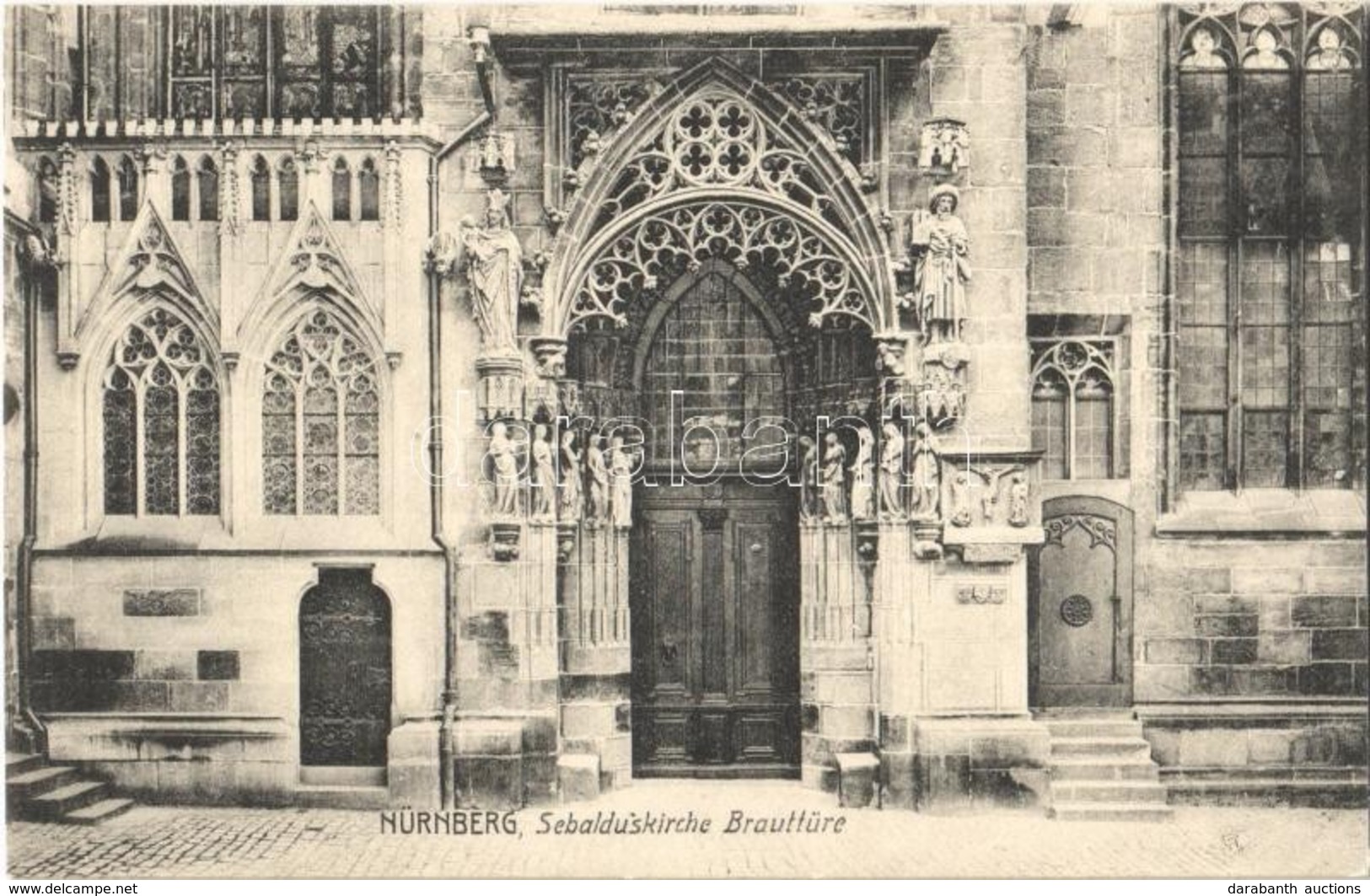 ** T1 Nürnberg, Nuremberg; Sebalduskirche, Brauttüre / Church, Gate - Ohne Zuordnung