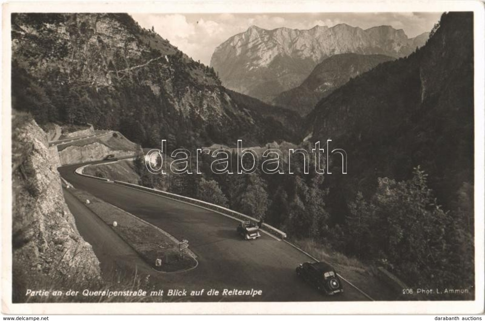 ** T2/T3 Queralpenstrasse Mit Blick Auf Die Reiteralpe / Alpine Road, Mountains, Automobiles (EK) - Ohne Zuordnung