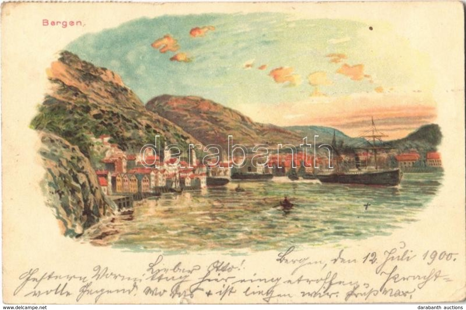 T2 1900 Bergen. Litho - Otros & Sin Clasificación