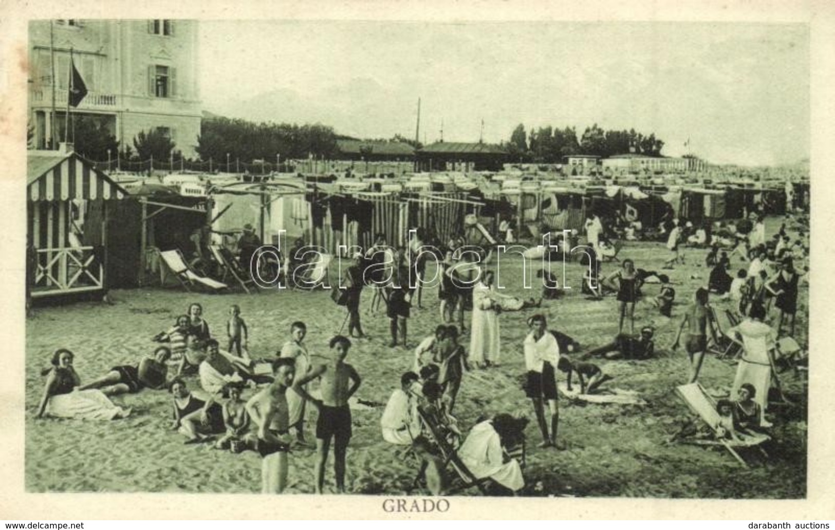 T2/T3 Grado, Spiaggia / Beach View With Bathing People (EK) - Otros & Sin Clasificación